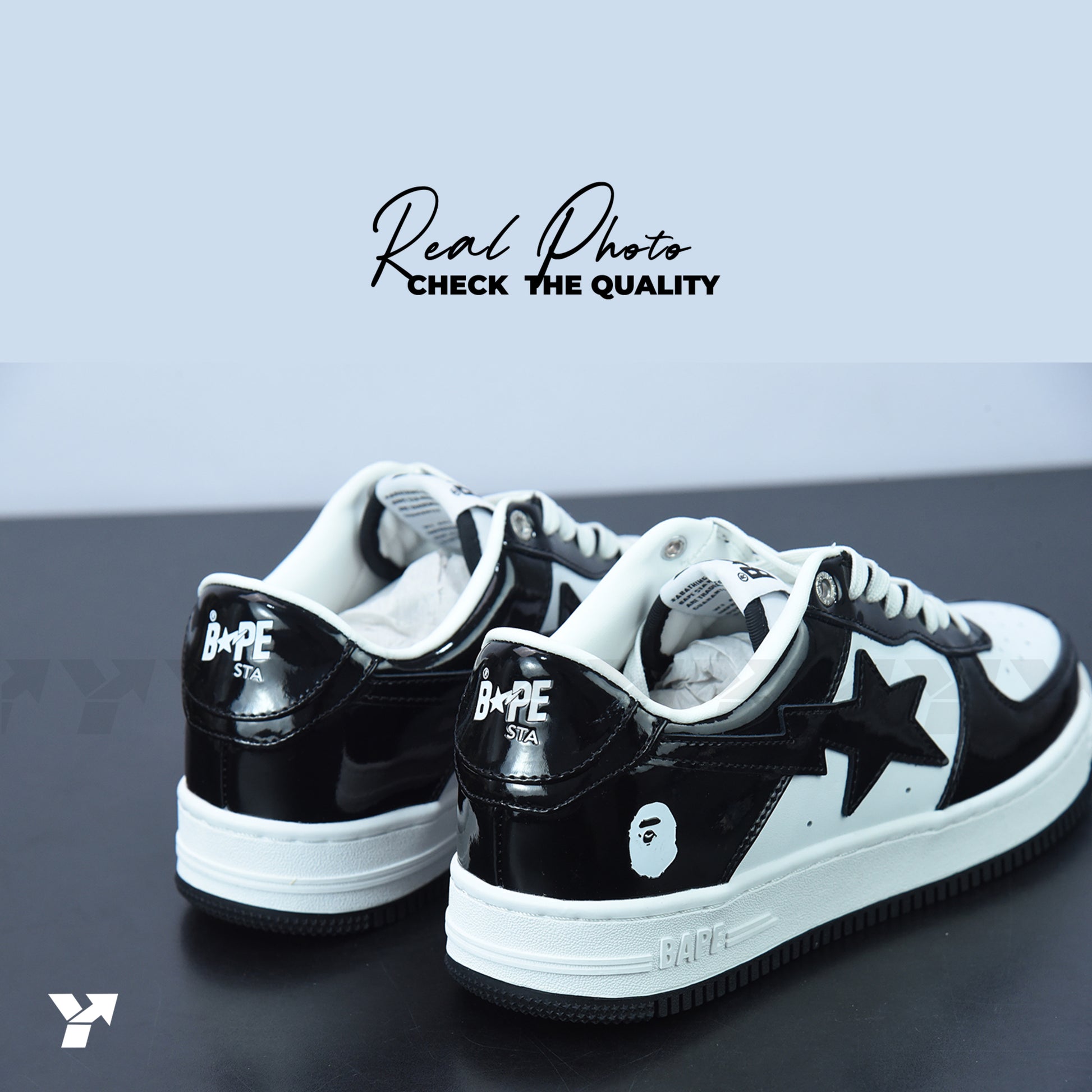 A Bathing Ape Bape Sta Low-Black