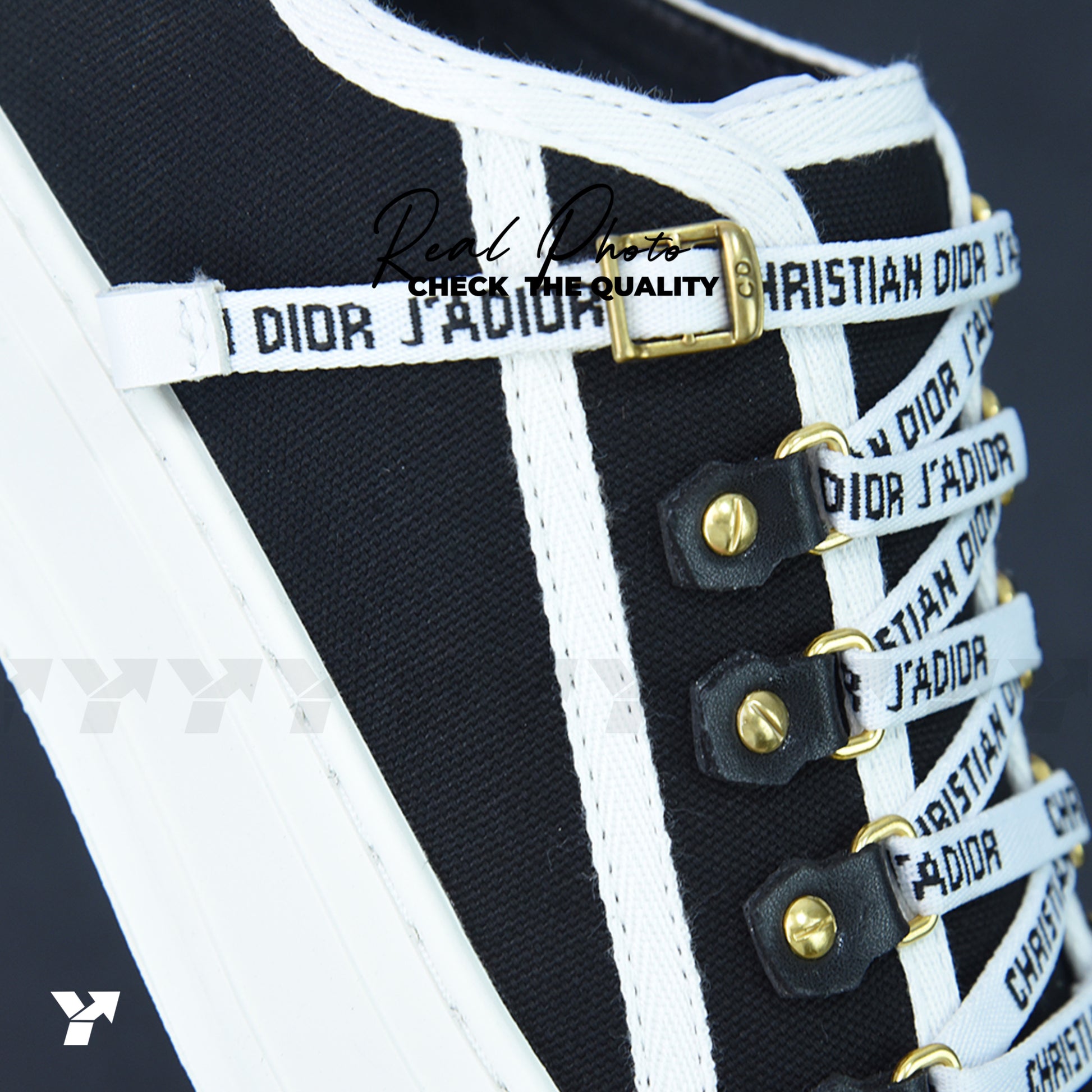 Dior Walk'N'Dior Low Top-Black Canvas (Women's)
