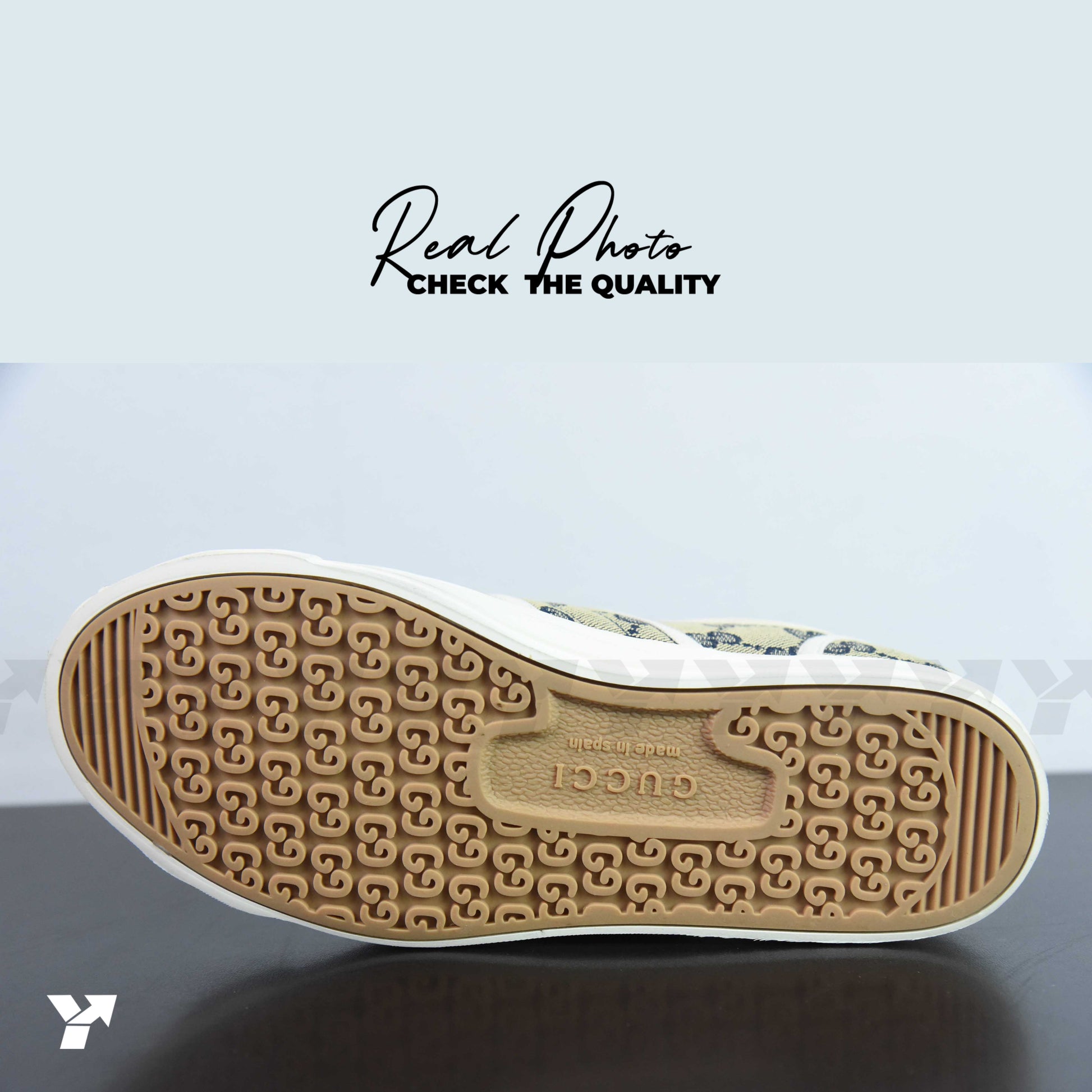Gucci GG Sneaker 'Beige Blue Monogram'