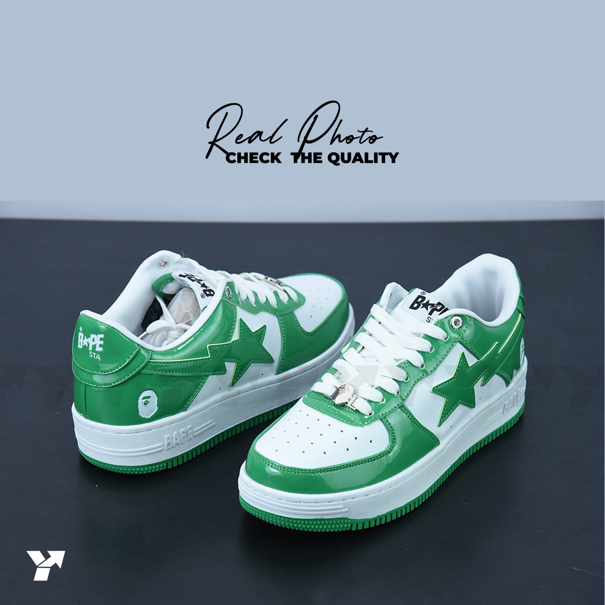 A Bathing Ape Bape Sta Low Green