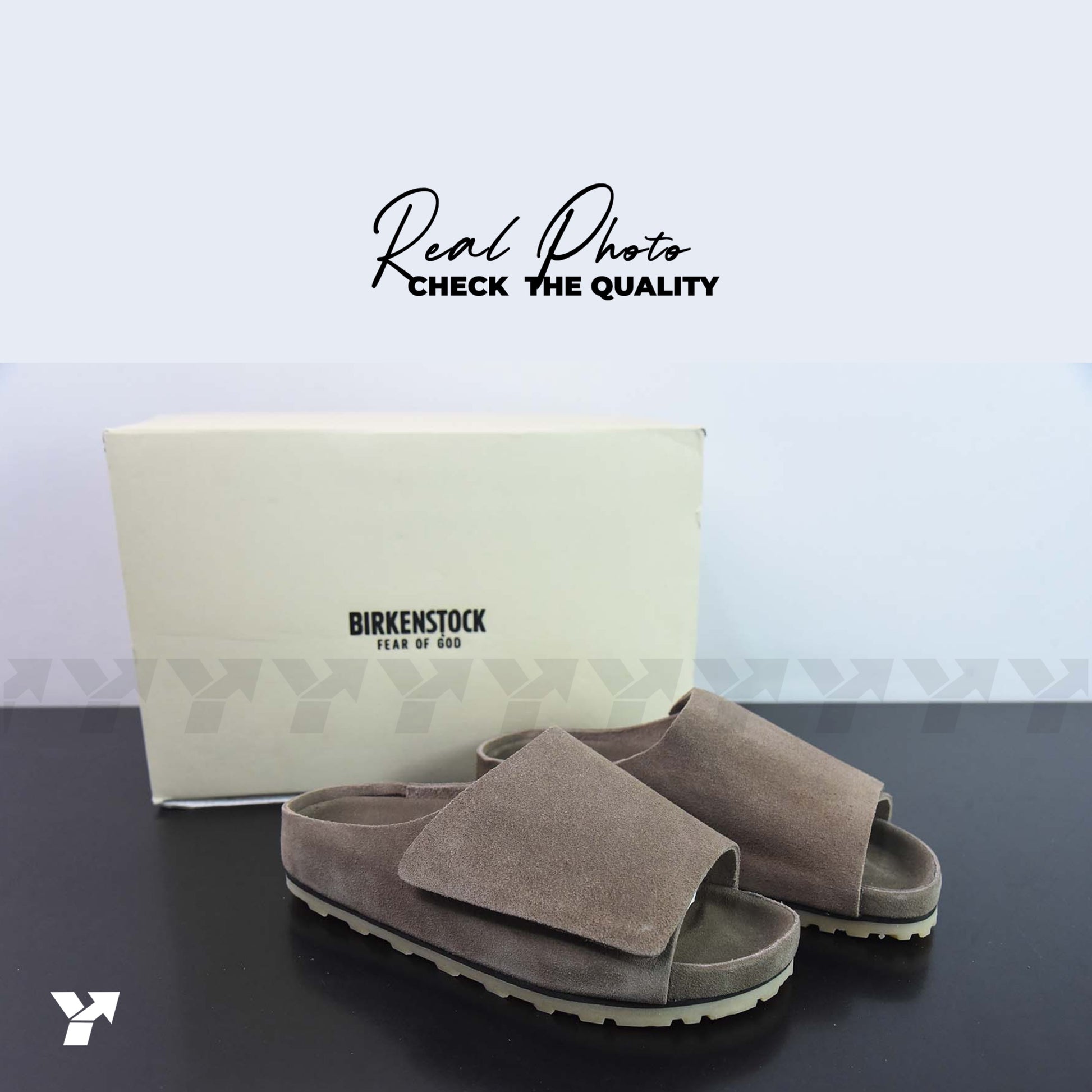 Birkenstock Los Feliz Suede-Fear Of God Ash