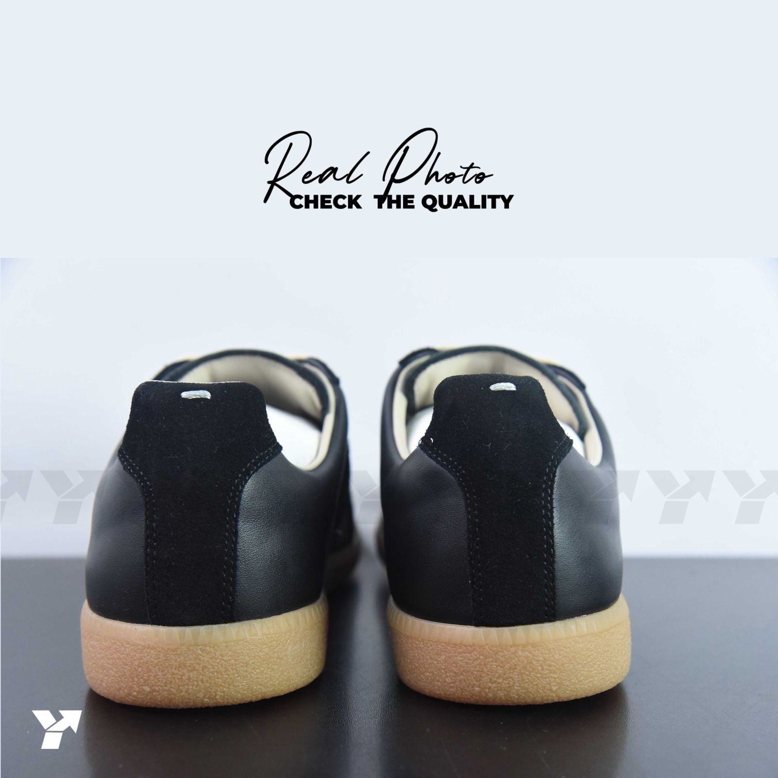 Maison Margiela Replica German Army Trainer-Black Gum