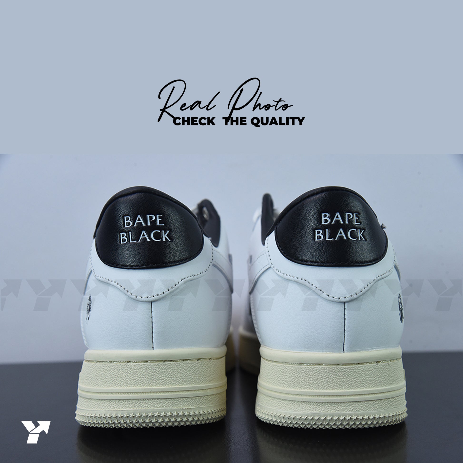 A Bathing Ape Bape Sta Black White Silver
