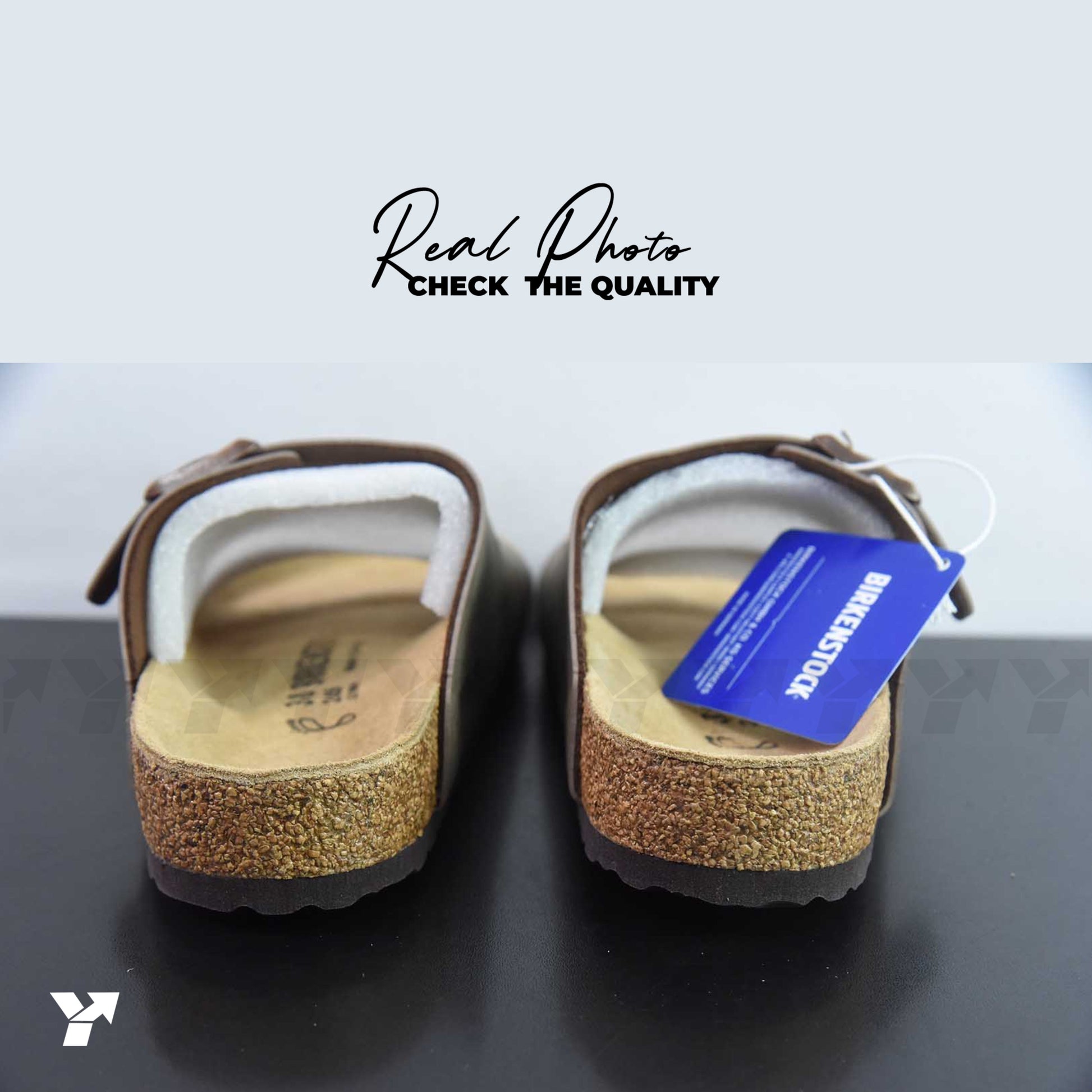 Birkenstock Arizona Birkibuc Narrow 'Stone'