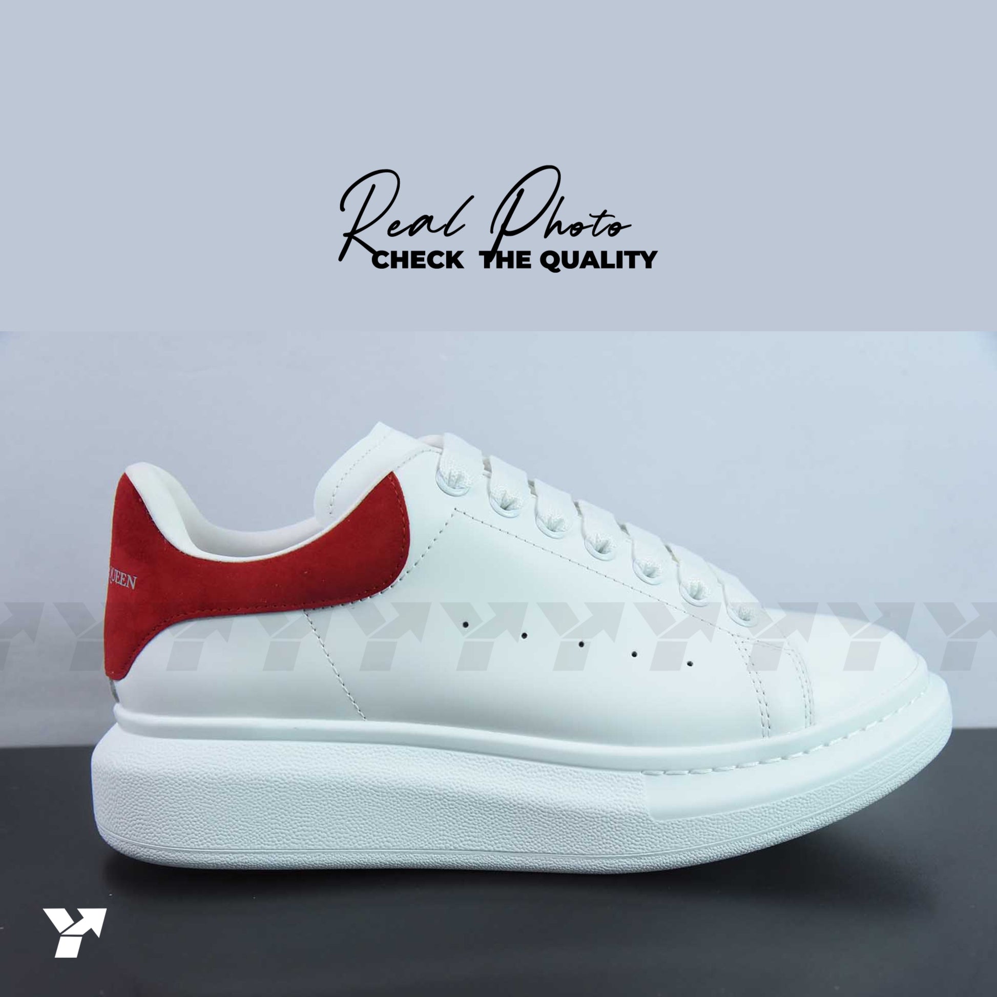 Alexander McQueen Oversized Sneaker 'White Lust Red'
