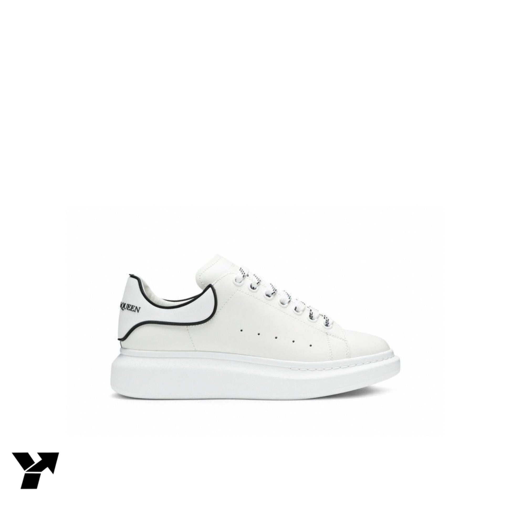 Alexander McQueen Oversized Sneaker 'New Tech Calf - White Black’