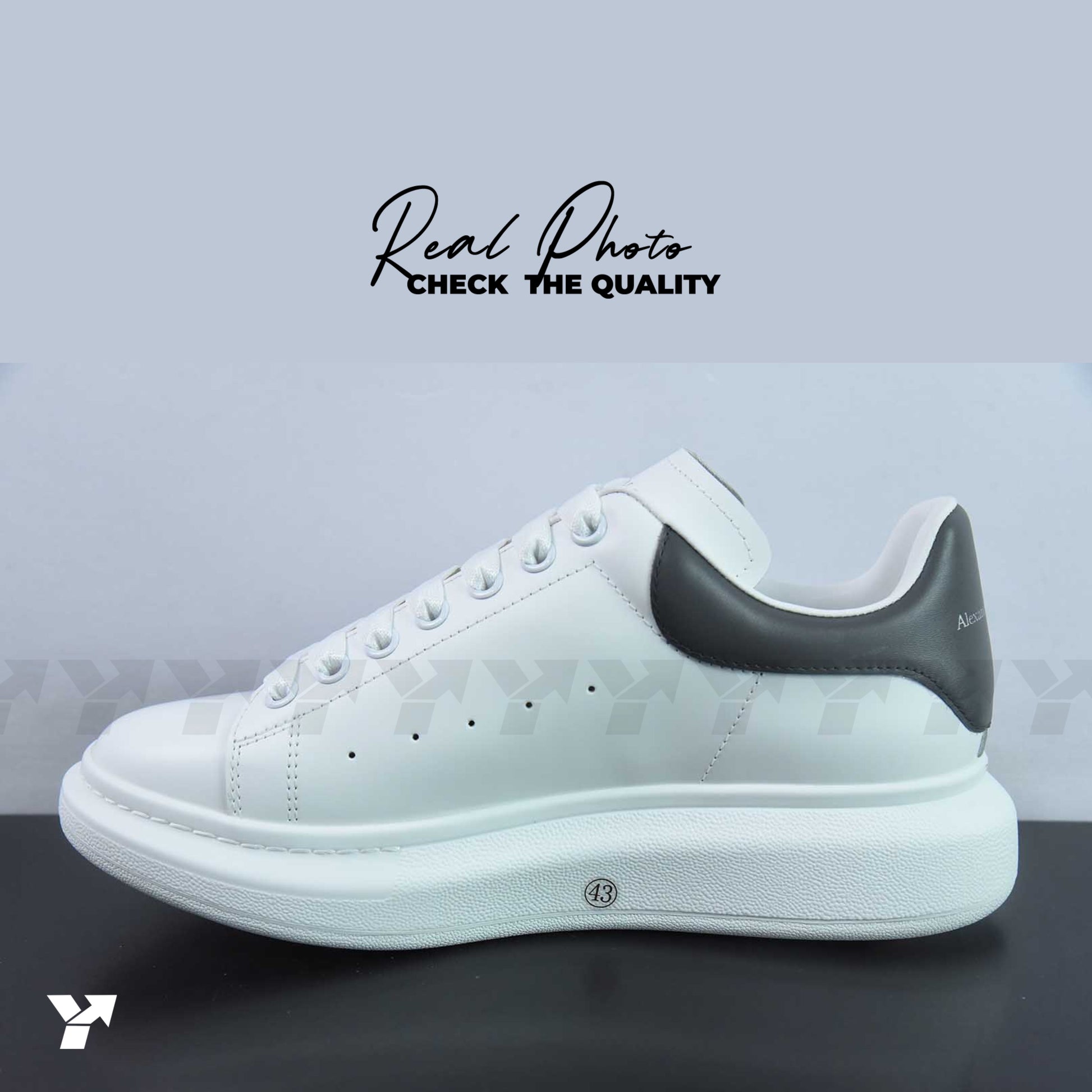 Alexander McQueen Oversized Sneaker 'Extra White Khaki'