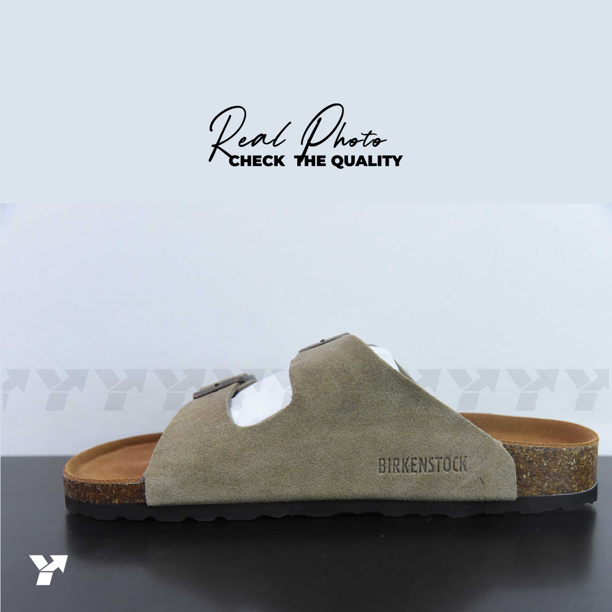 Birkenstock Arizona Soft Footbed Suede-Taupe