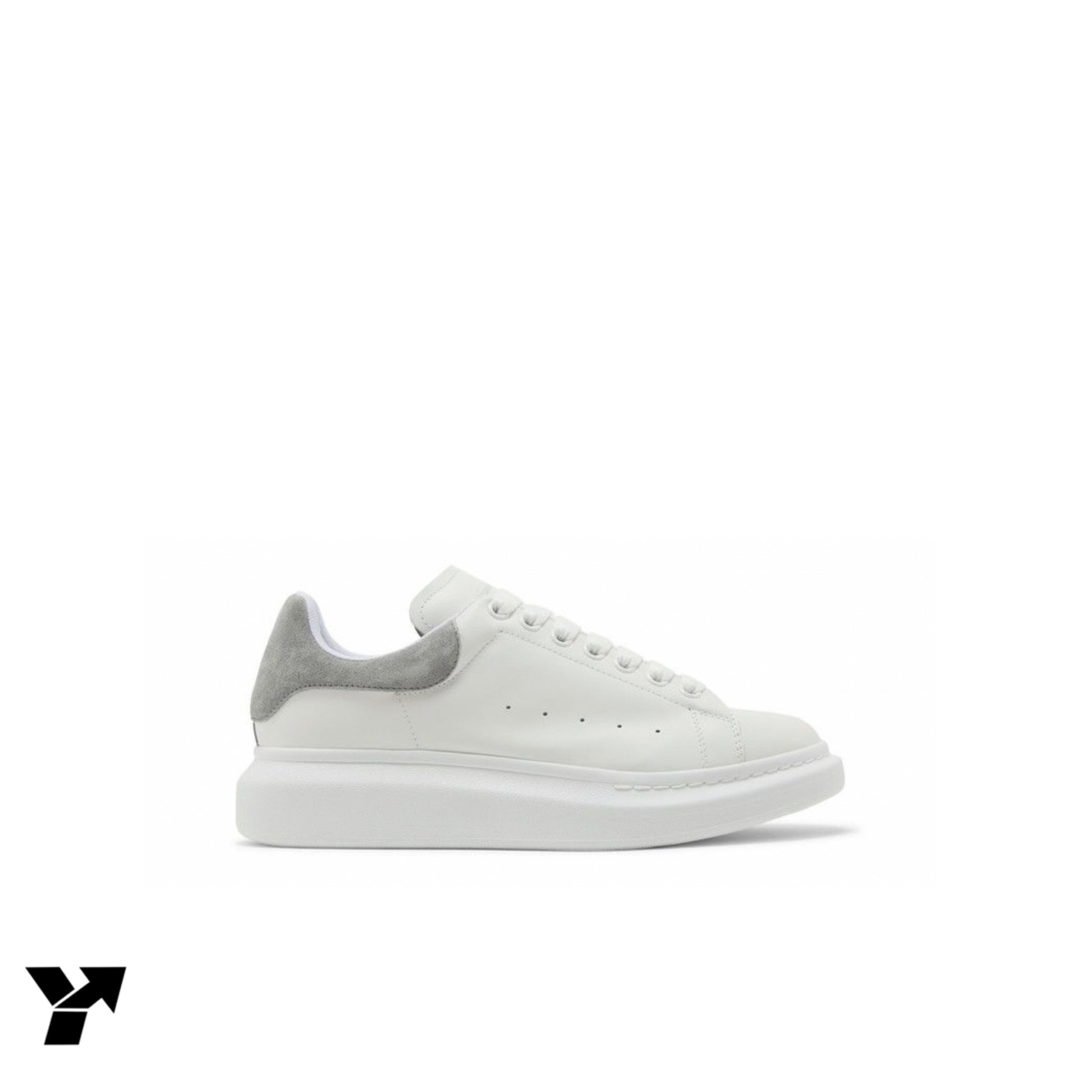 Alexander McQueen Oversized Sneaker 'White Grey Suede'