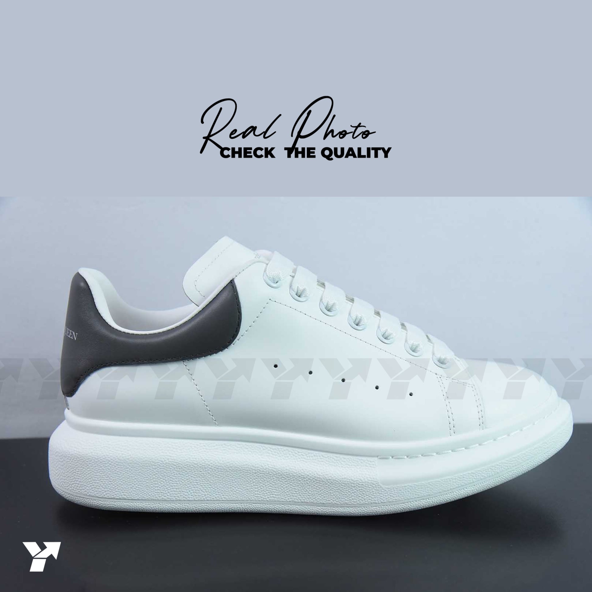 Alexander McQueen Oversized Sneaker 'Extra White Khaki'