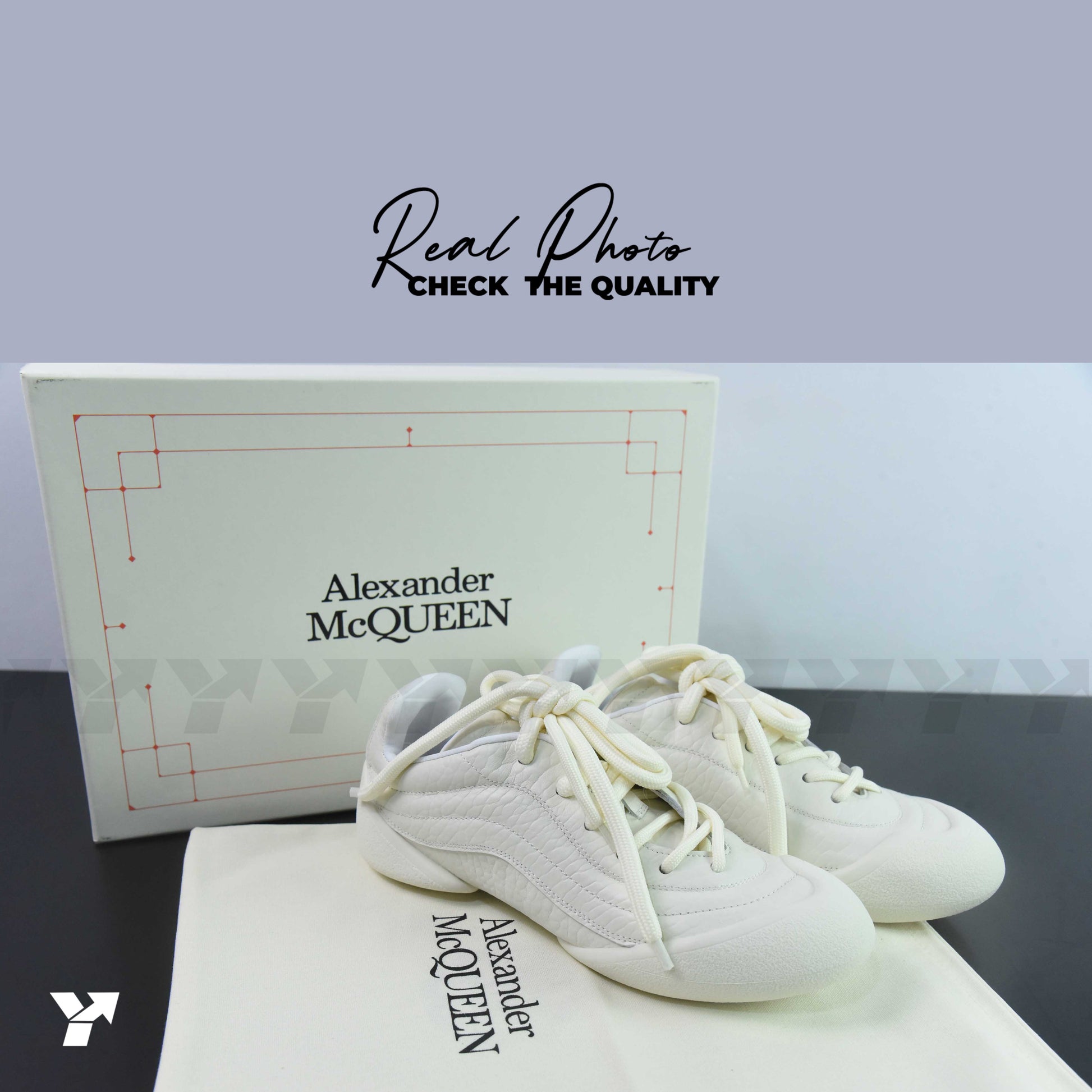 Alexander McQueen Wmns Flexion Sneaker 'Off White'