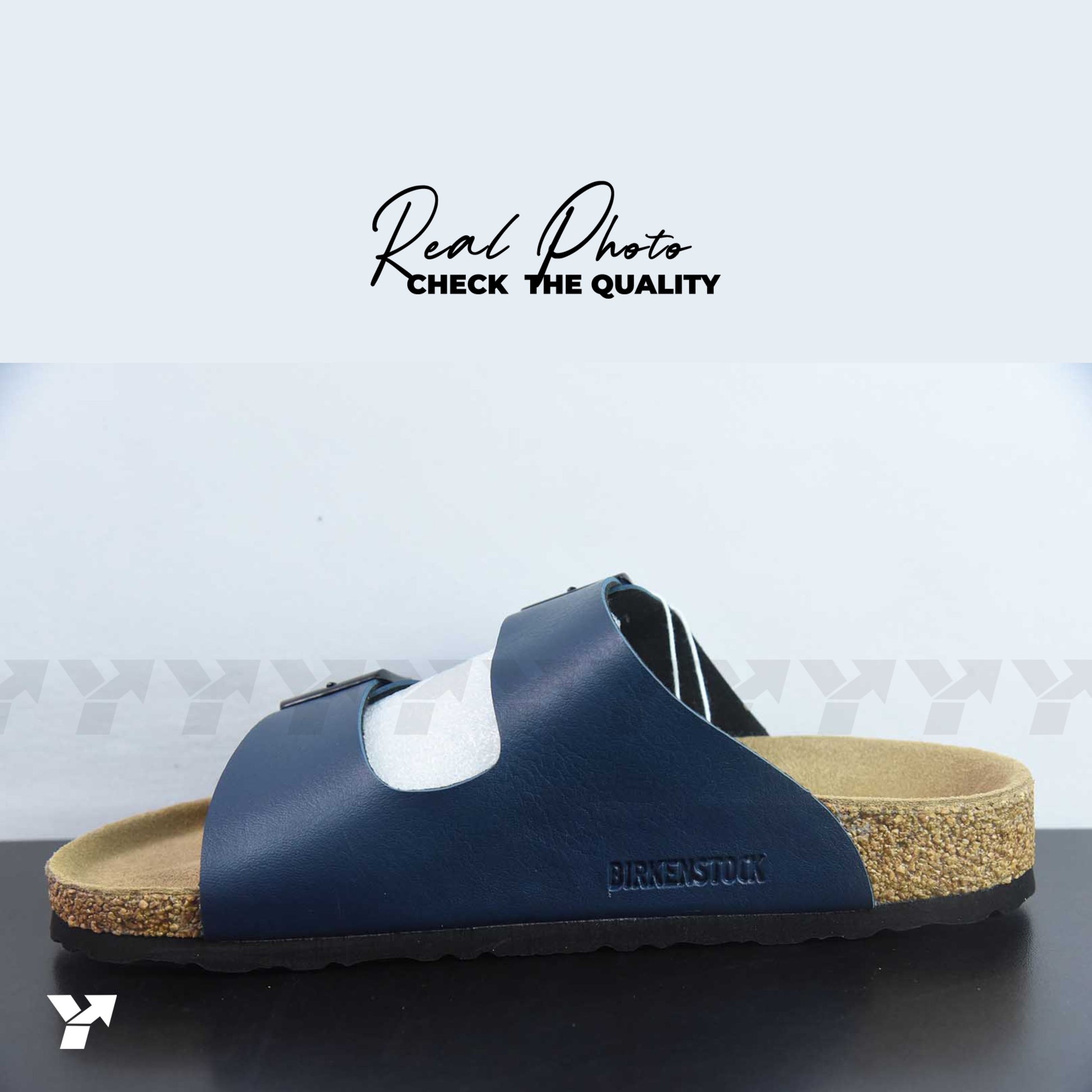Birkenstock Arizona Birko-Flor 'Navy Blue'