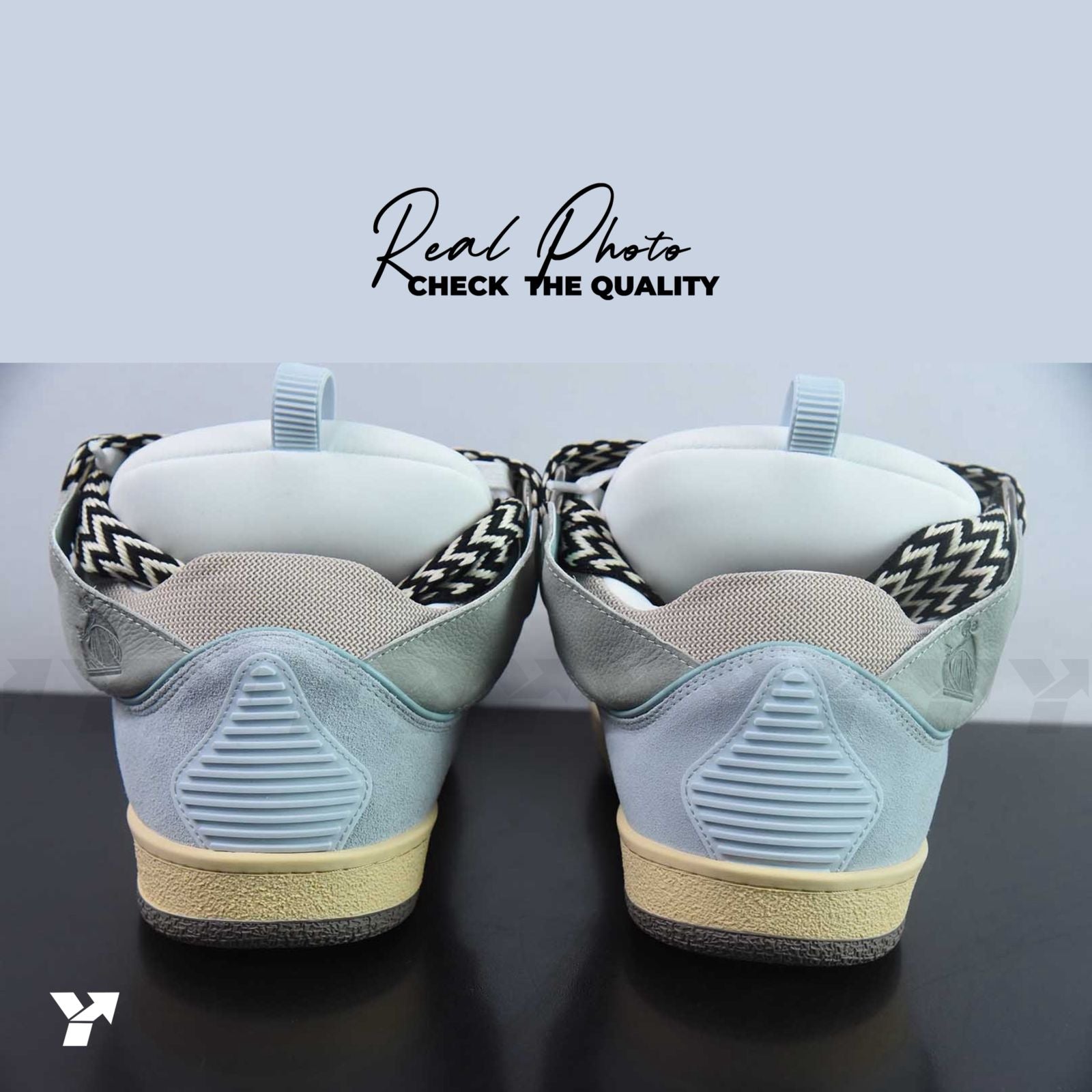 Lanvin Leather Cur-Pale Blue