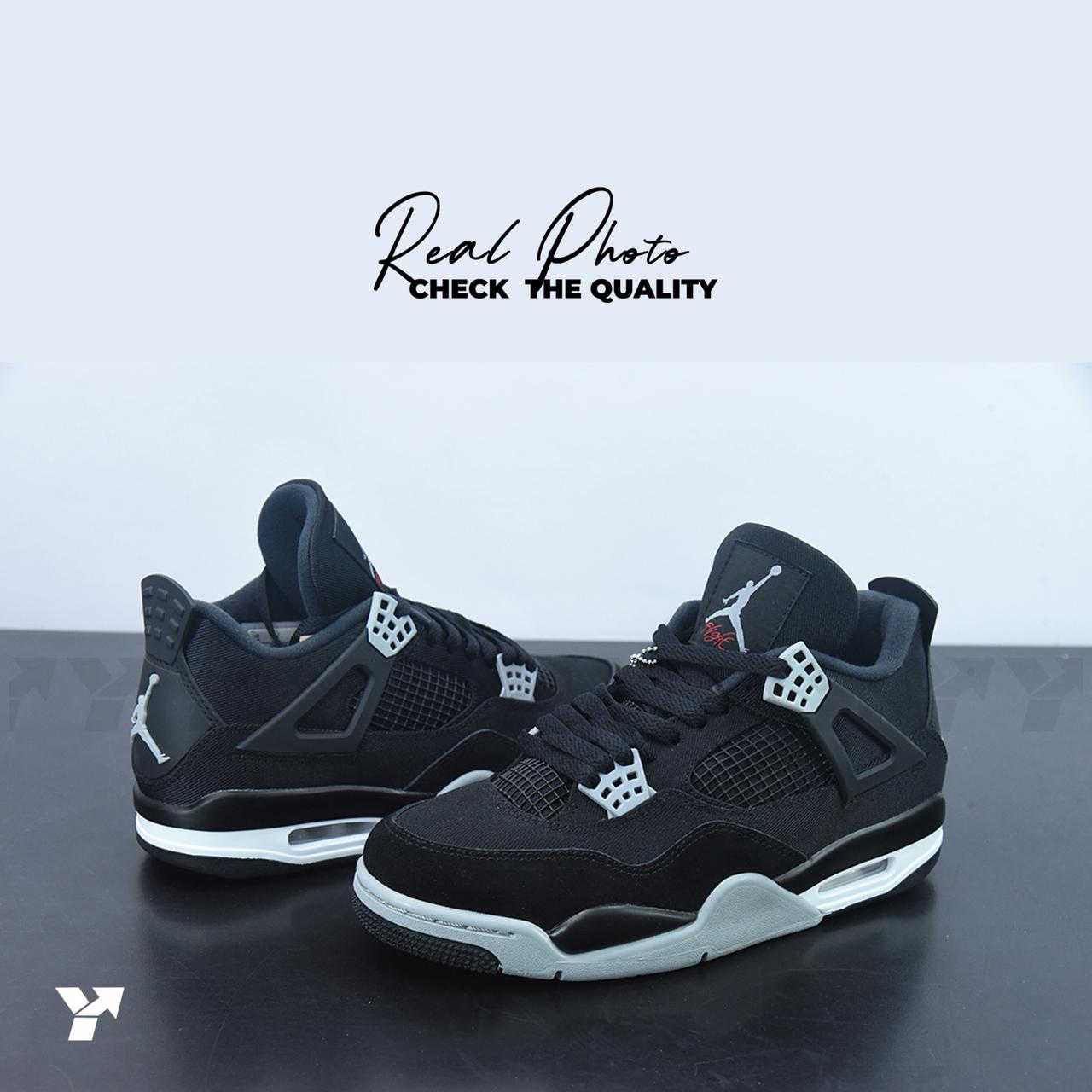 Jordan 4 Retro SE-Black Canvas