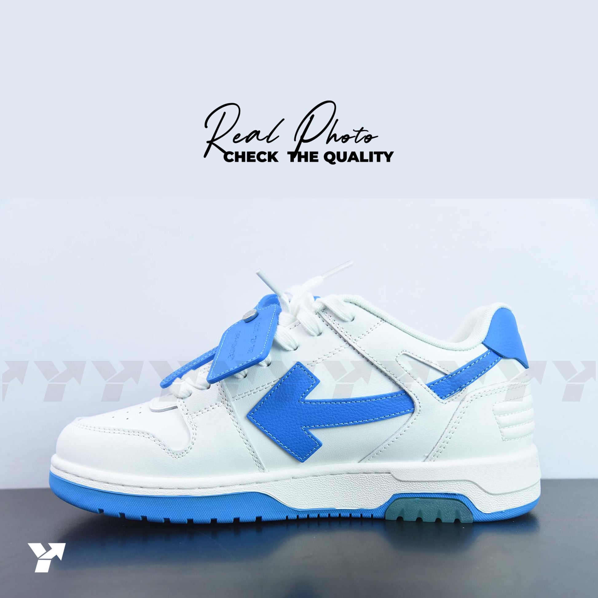 OFF-WHITE Out Of Office "000" Low-White Blue (FW21)
