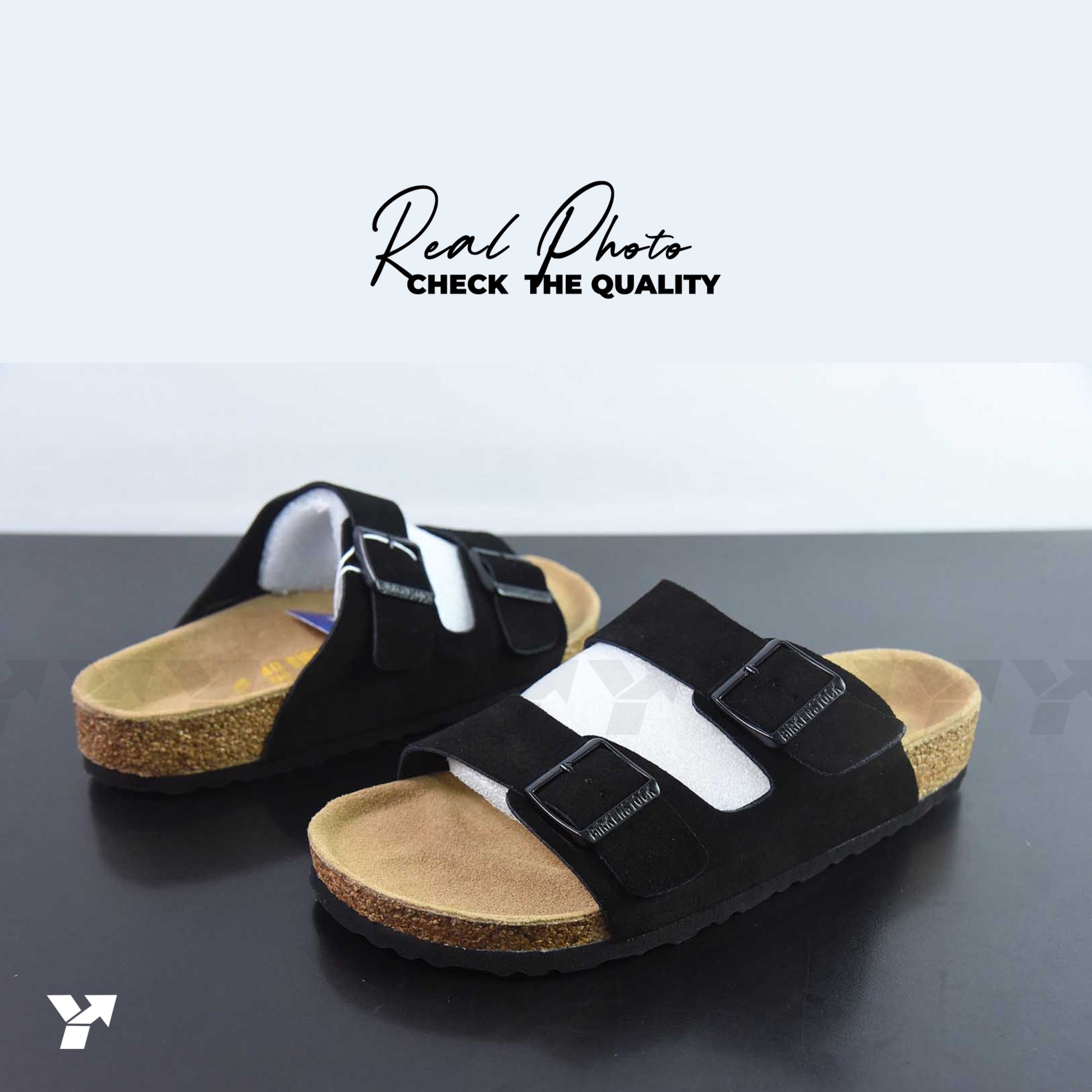 Birkenstock Arizona Soft Footbed Suede-Black