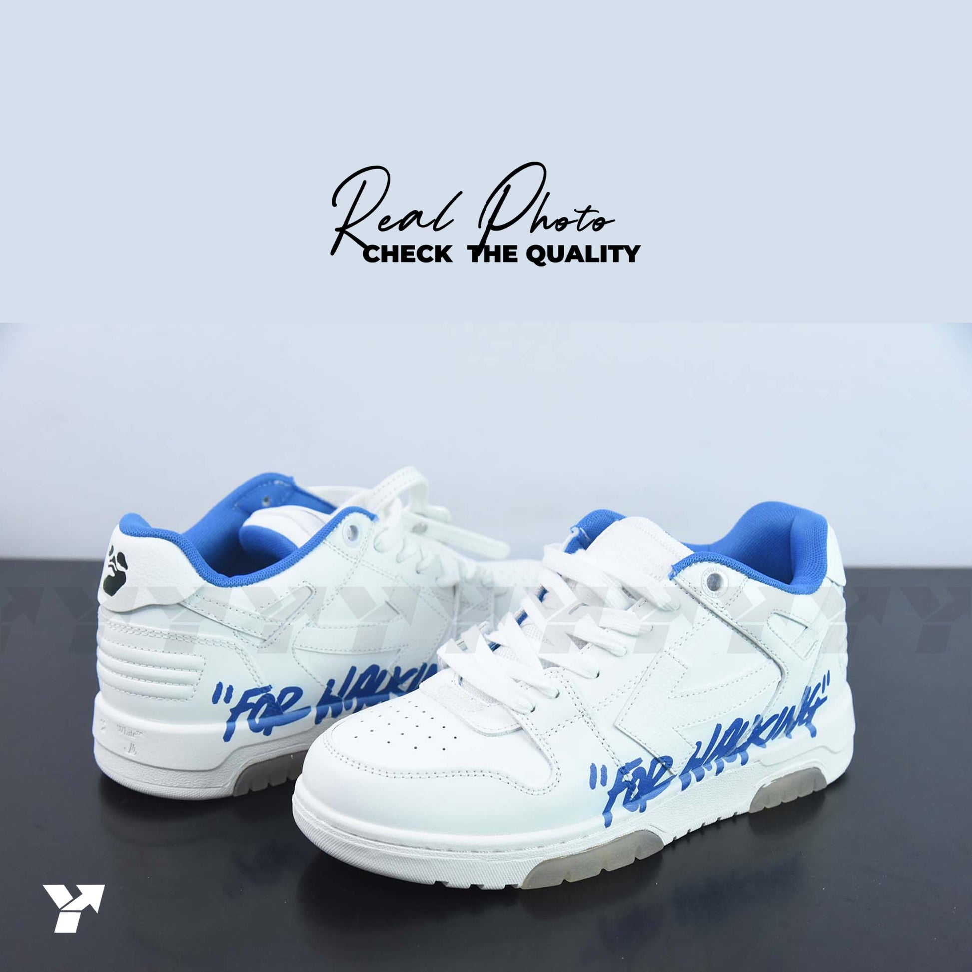 OFF-WHITE Out Of Office For Walking White Blue