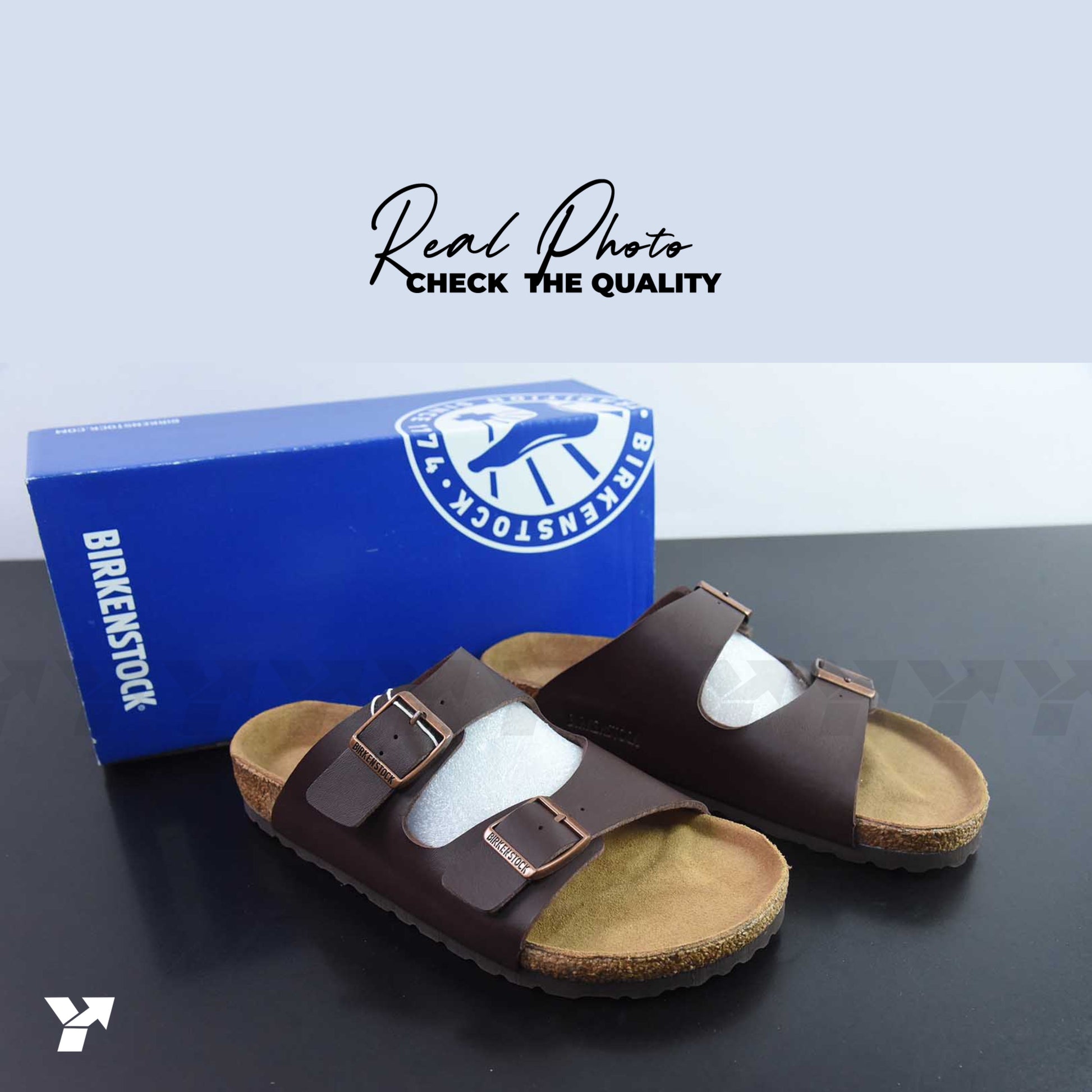 Birkenstock Arizona Birko-Flor 'Dark Brown'