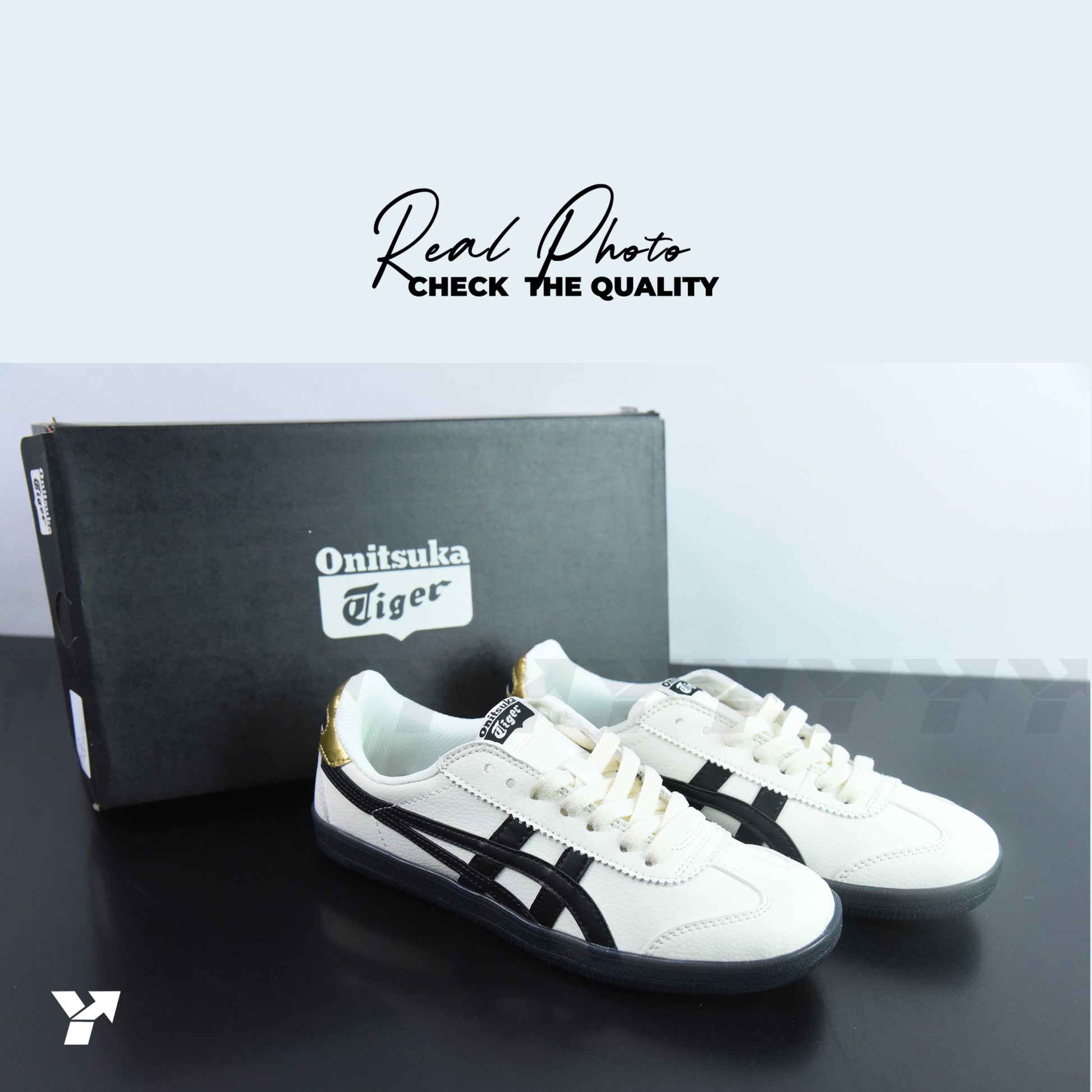 Onitsuka Tiger Tokuten White Black Gold