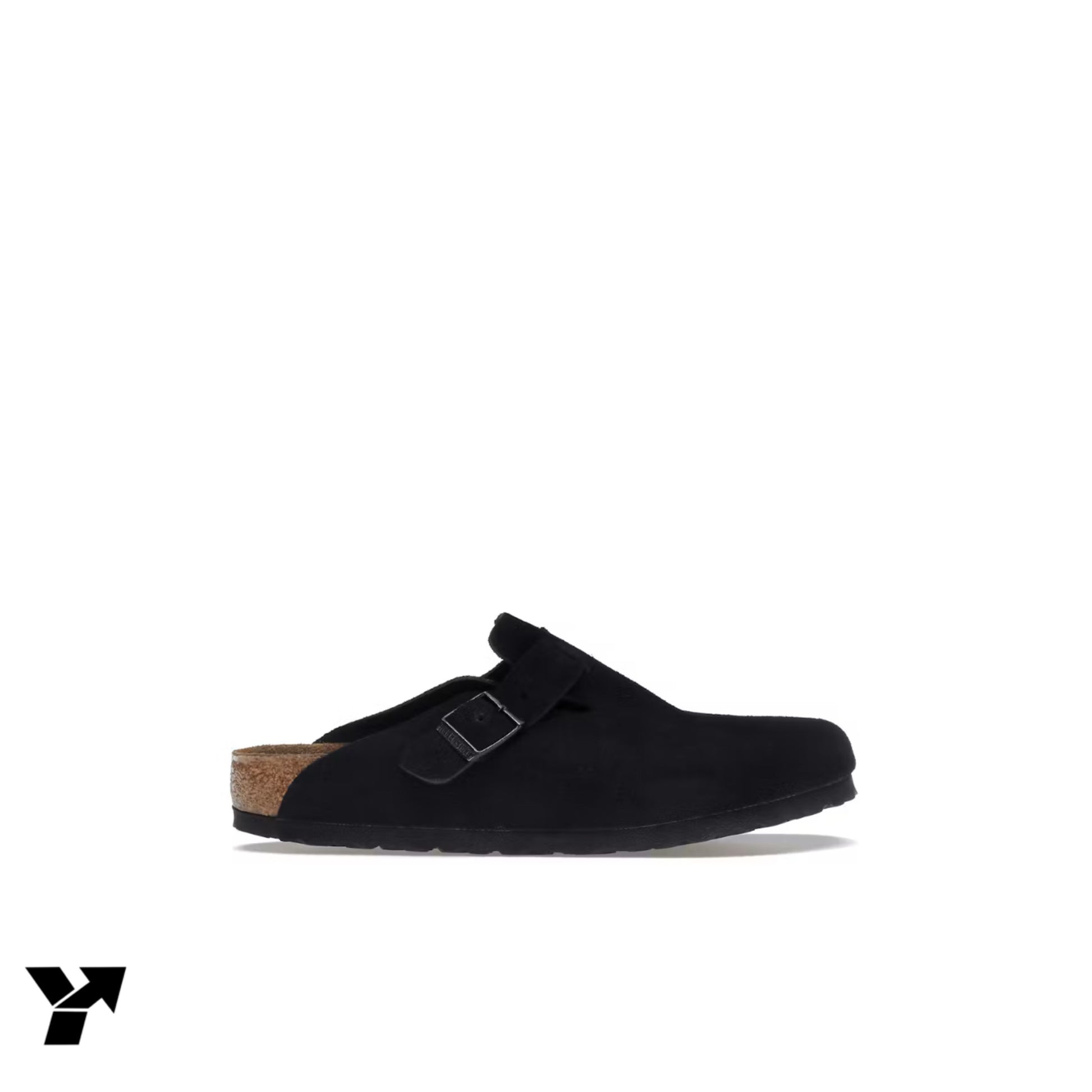 Birkenstock Boston Soft Footbed-Suede Black