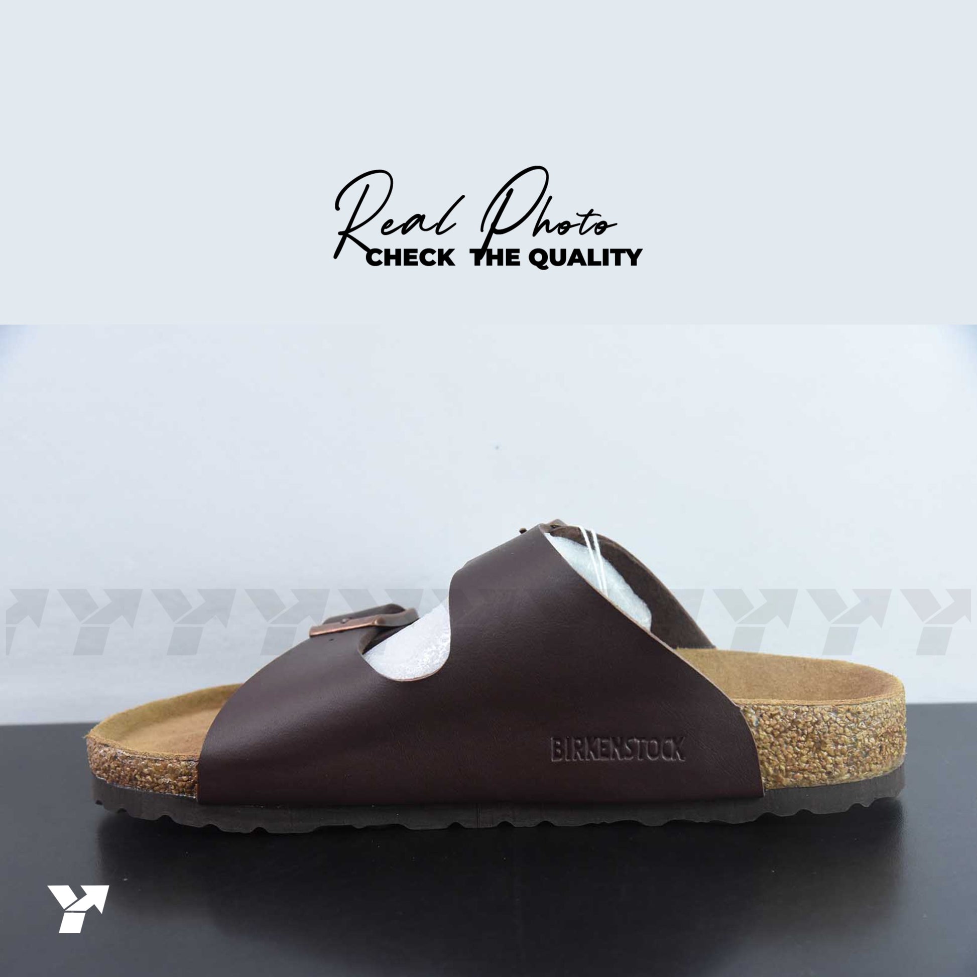 Birkenstock Arizona Birko-Flor 'Dark Brown'