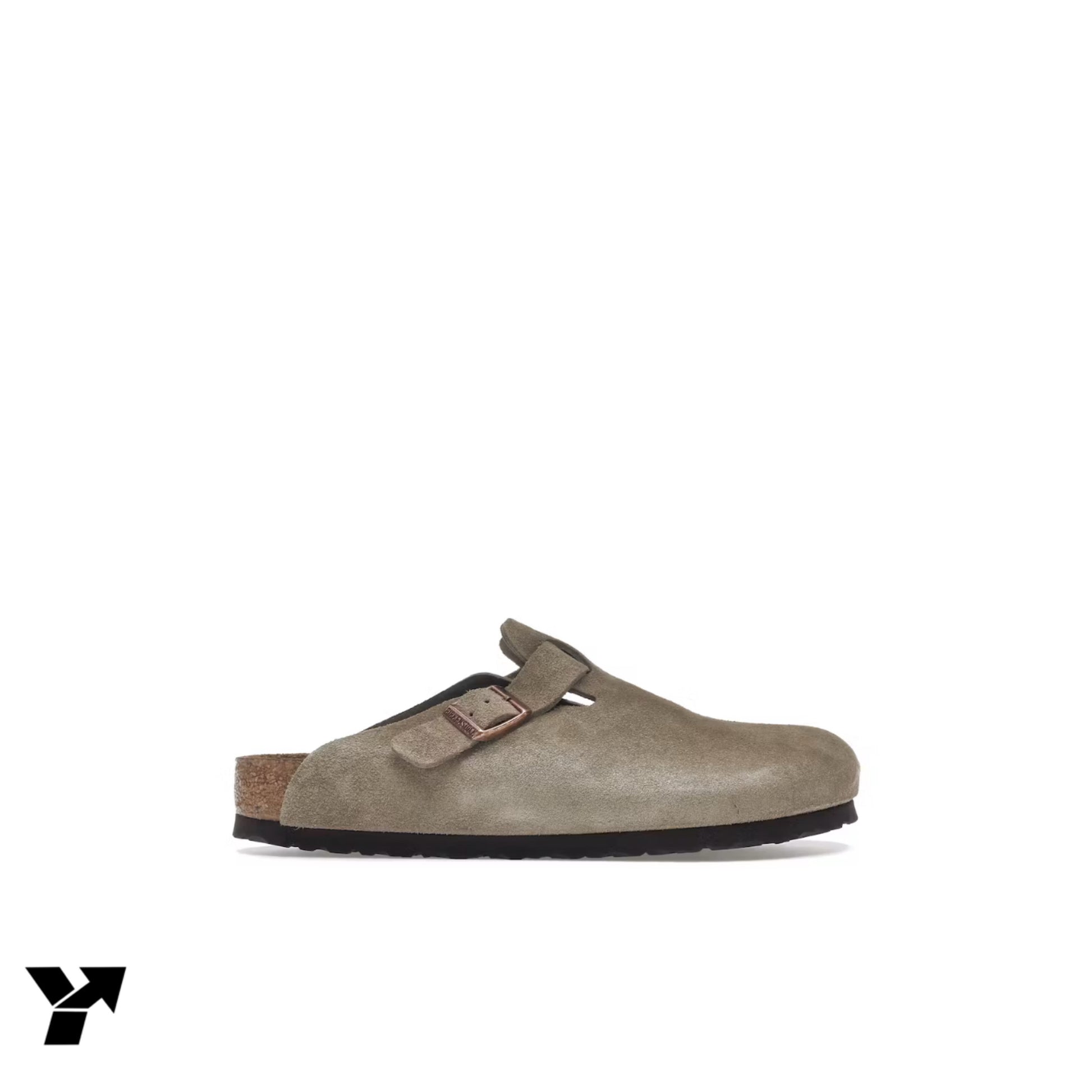 Birkenstock Boston Soft Footbed-Suede Taupe