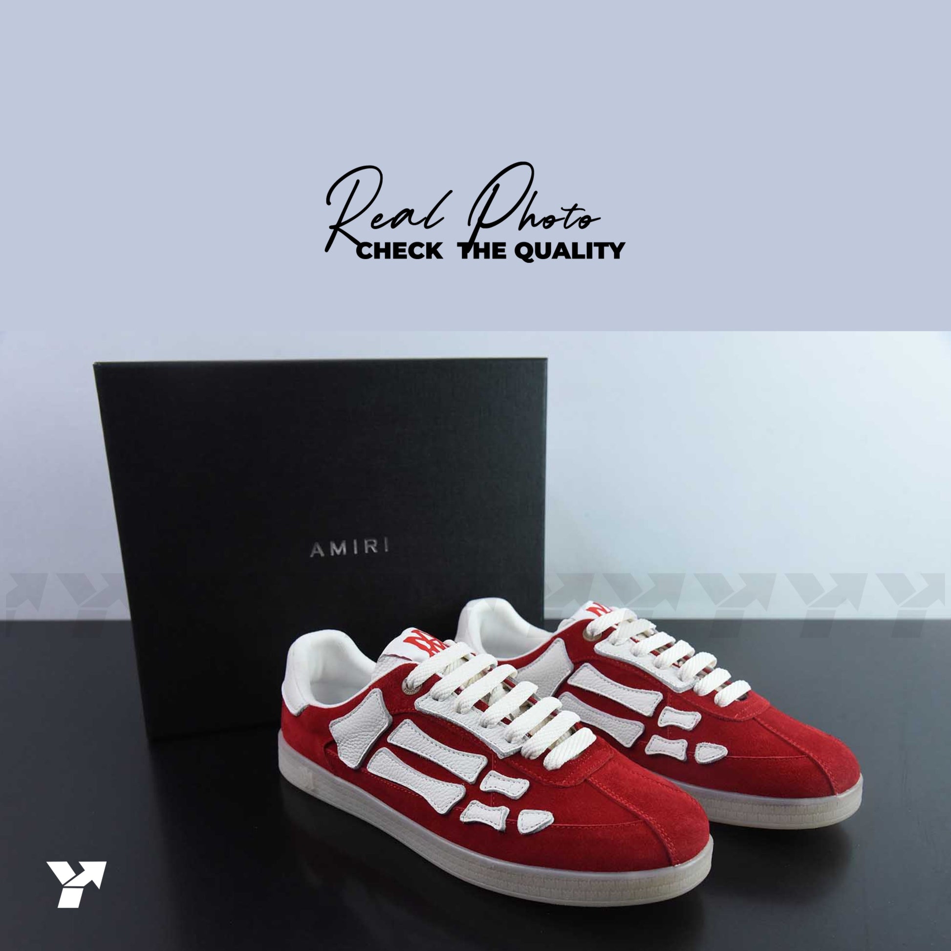 AMIRI Pacific Bones-Red