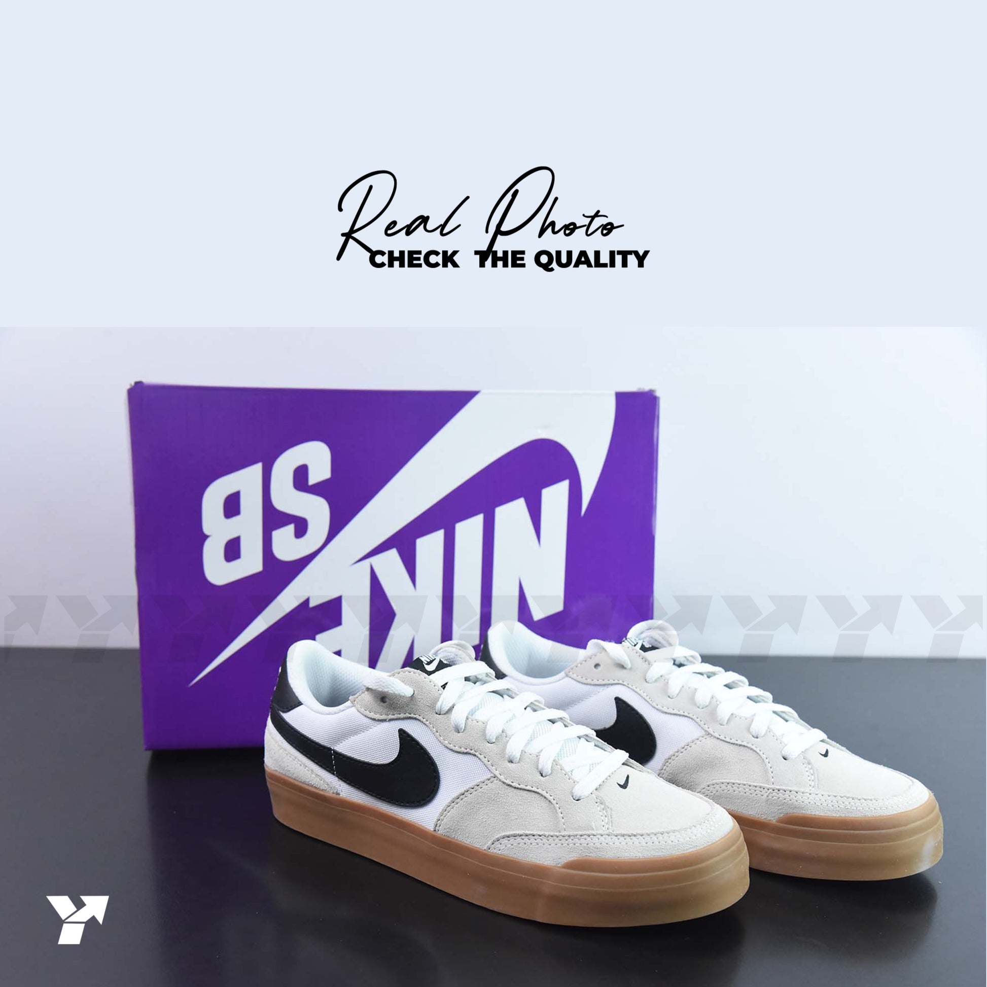 Nike SB Zoom Pogo Plus-White Black Gum