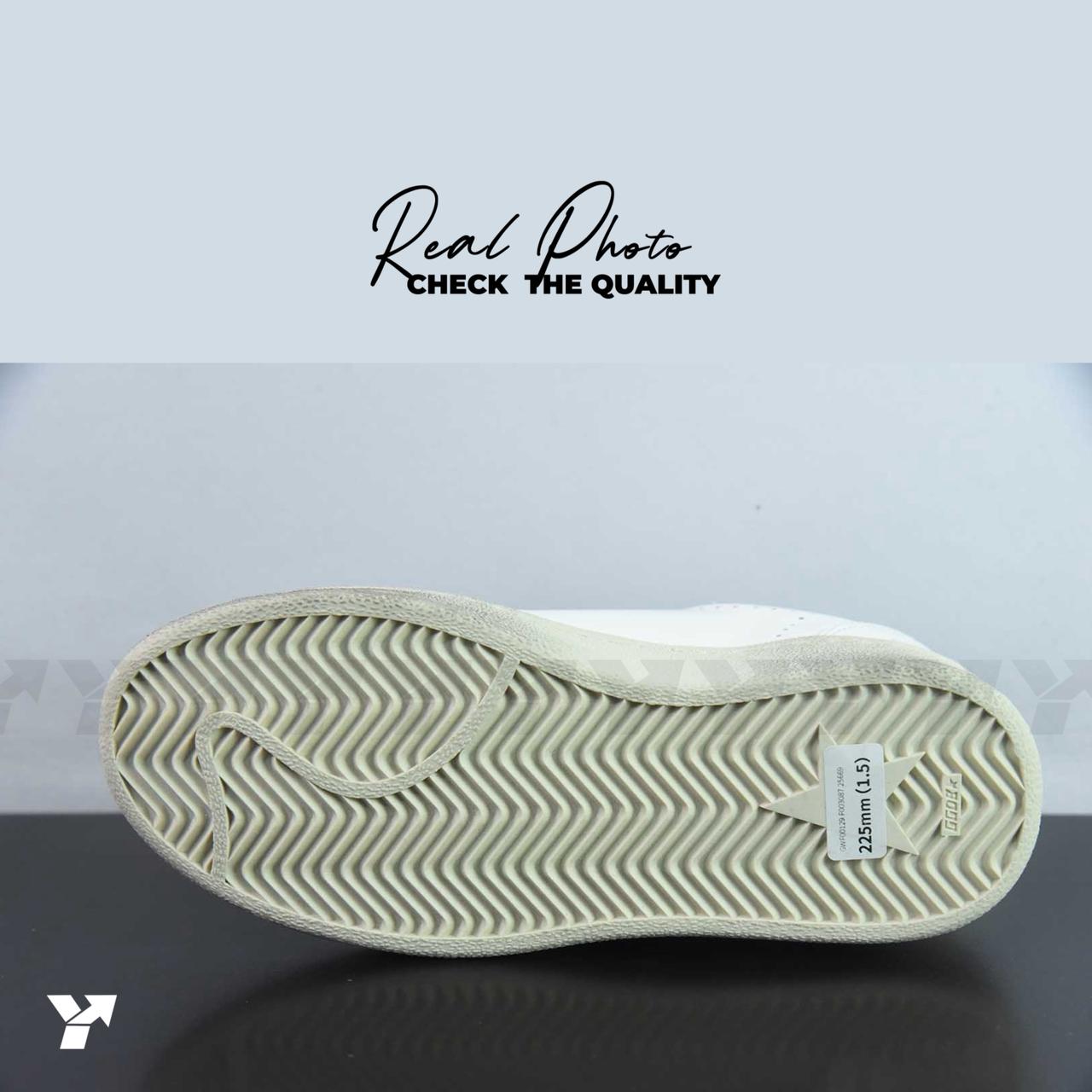 Golden Goose Ball Star 2 Deluxe-White Silver
