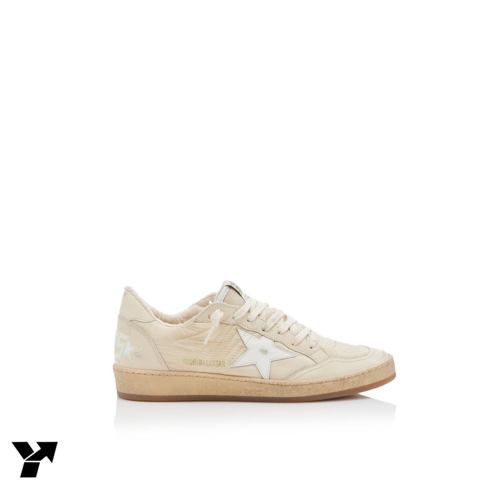 Golden Goose Beige Ball Star Sneakers