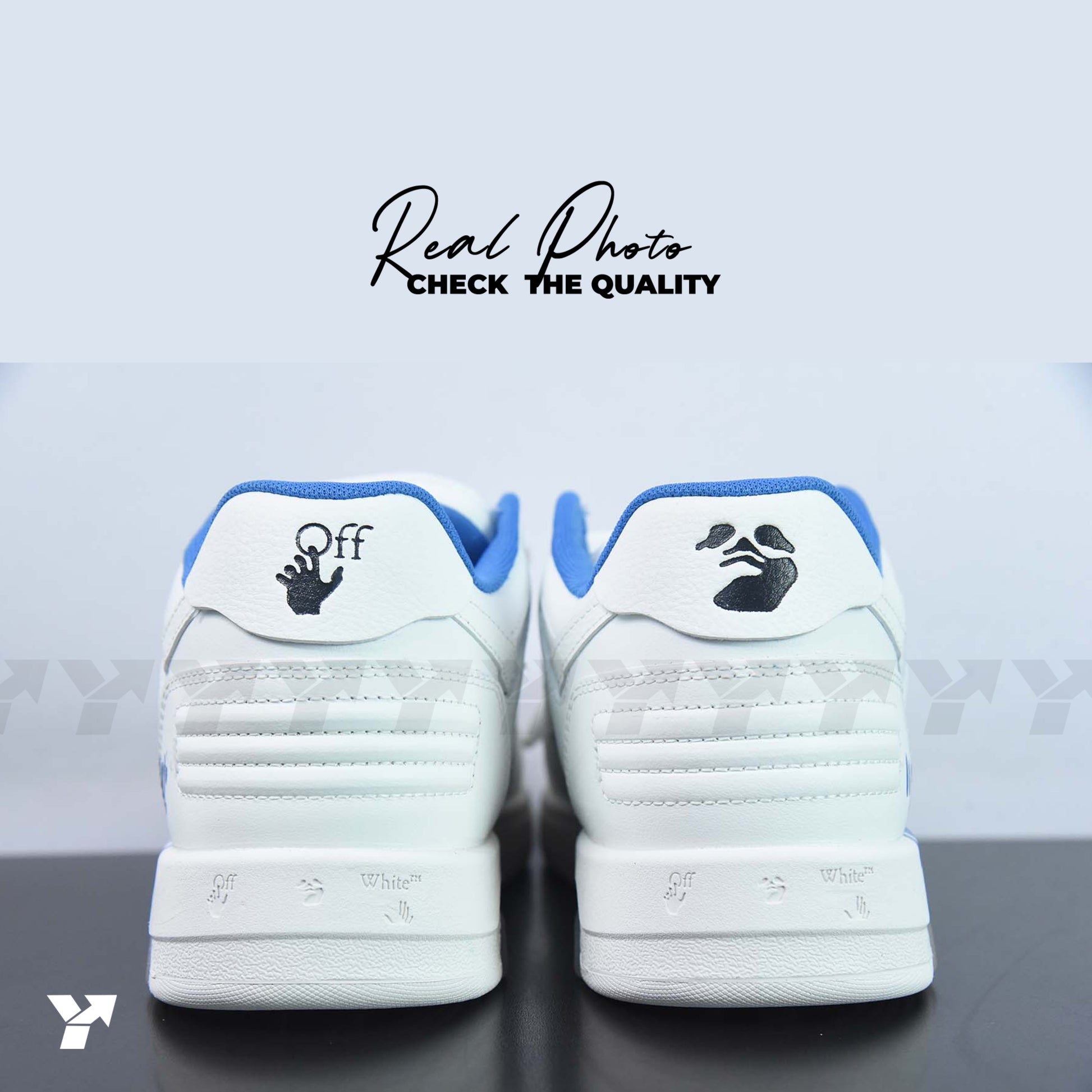 OFF-WHITE Out Of Office For Walking White Blue