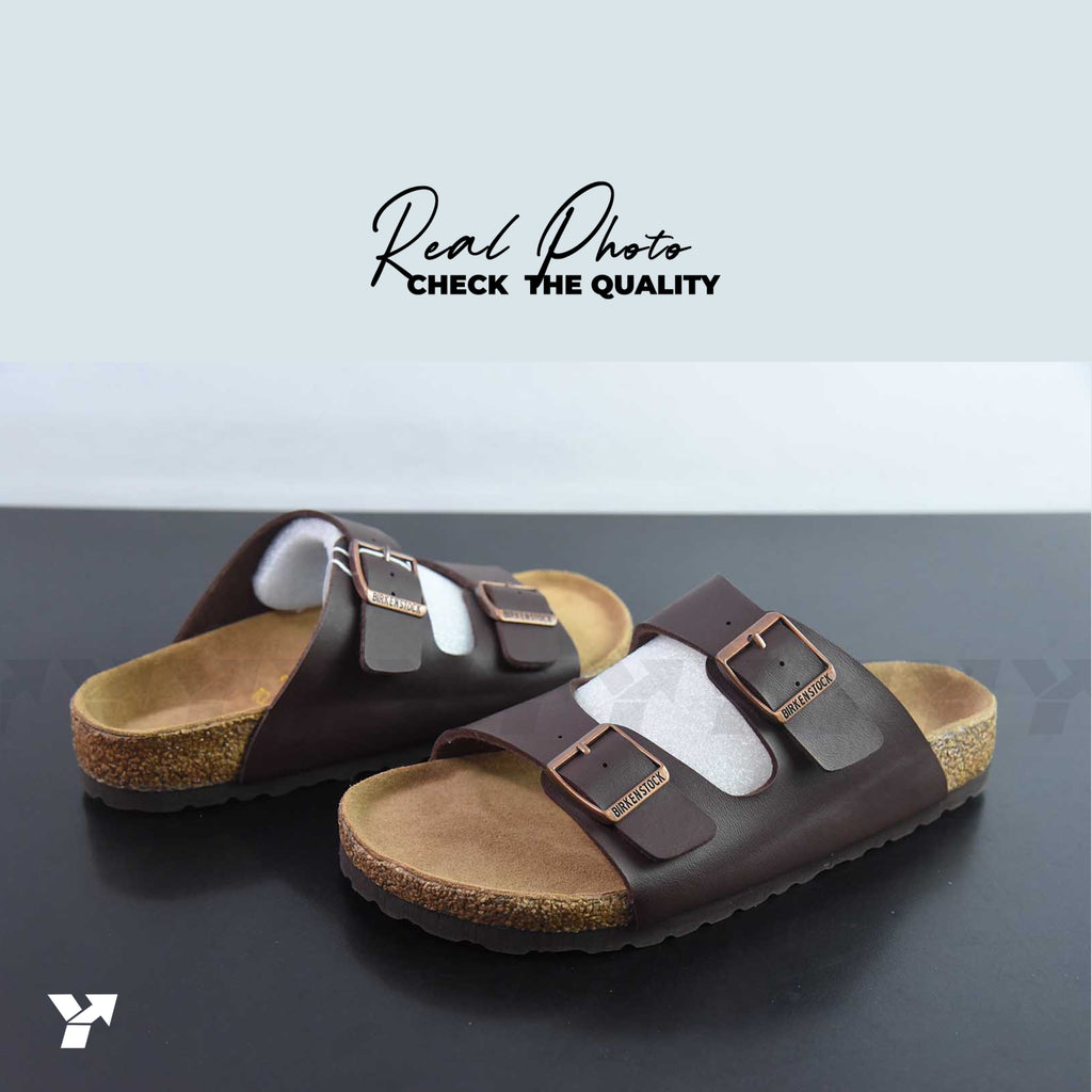 Birkenstock Arizona Birko-Flor 'Dark Brown'