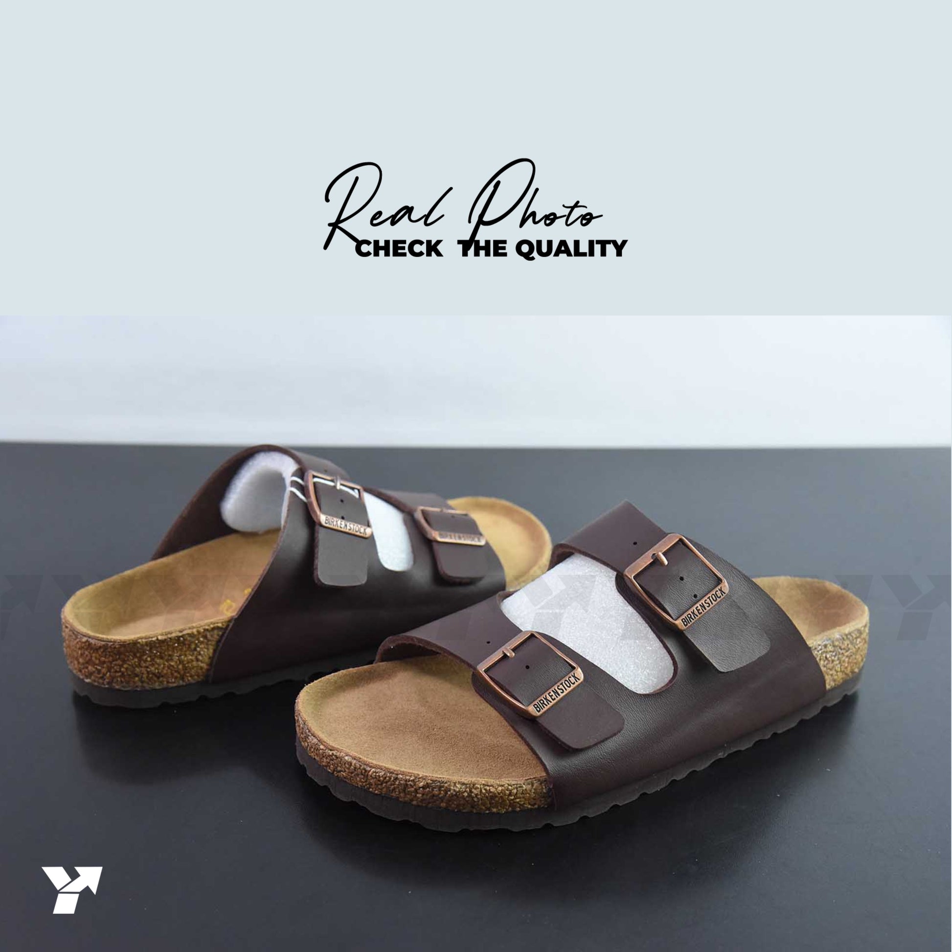 Birkenstock Arizona Birko-Flor 'Dark Brown'
