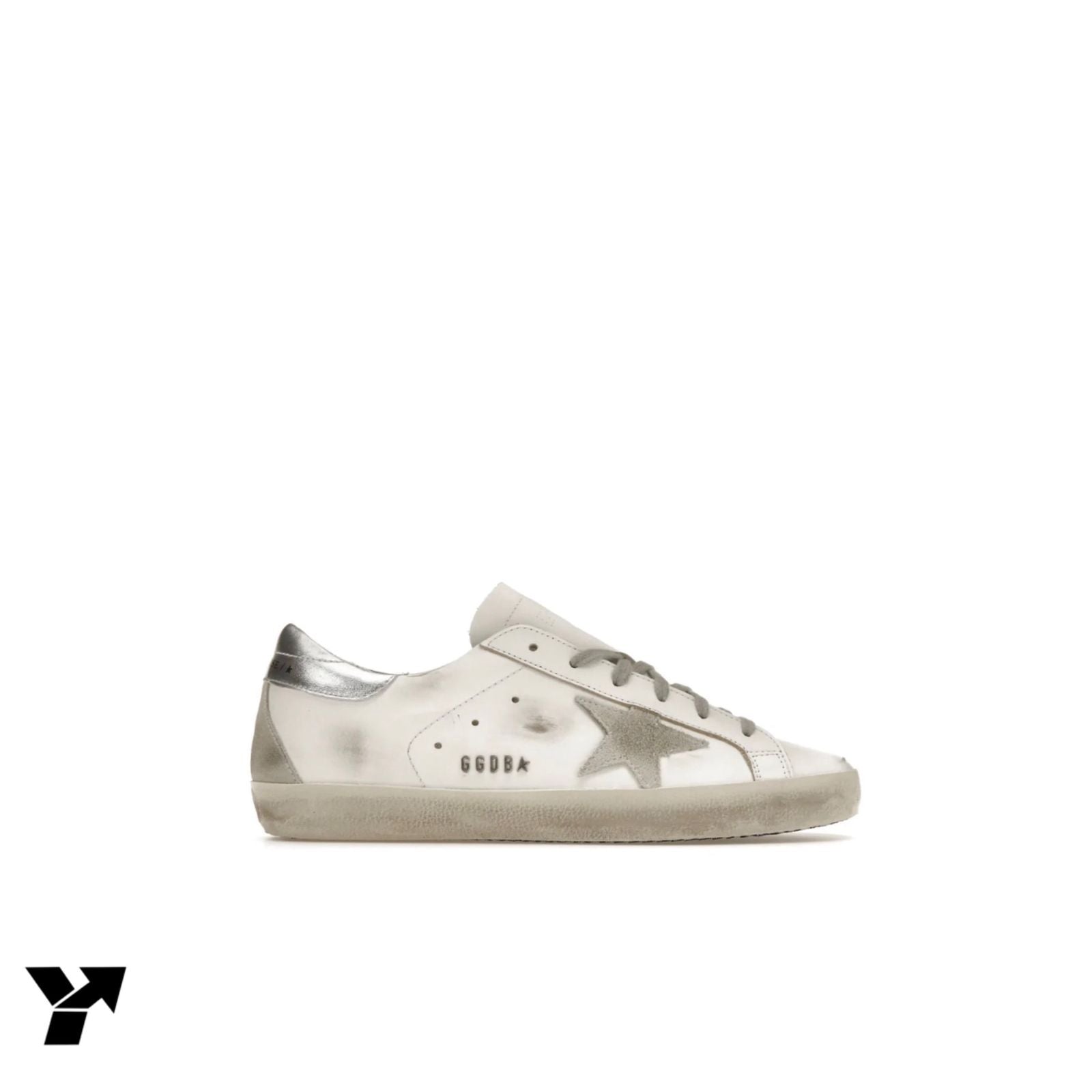 Golden Goose Super-Star White silver