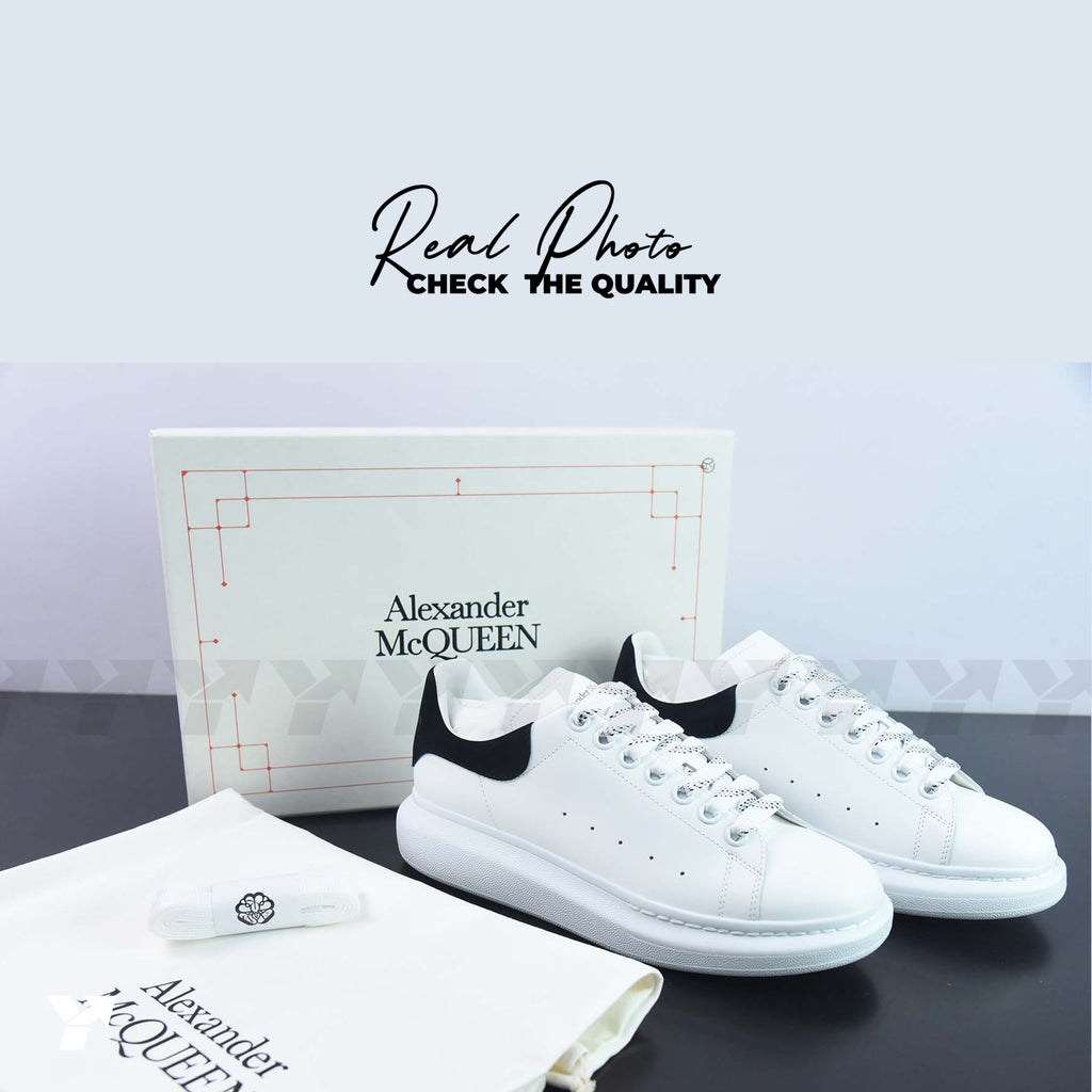 Alexander McQueen Oversized Sneaker 'White Black ivory' 2024