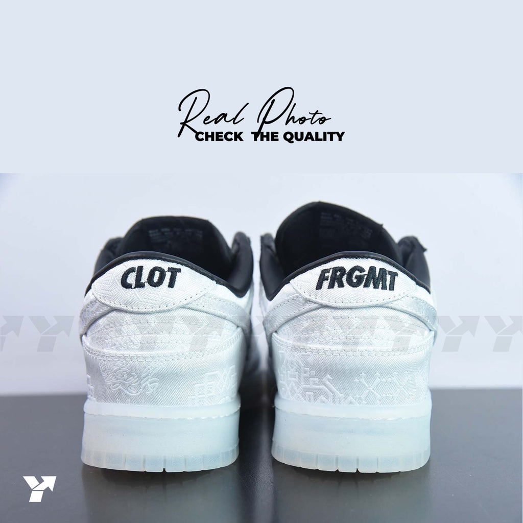 Nike Dunk Low-CLOT Fragment White