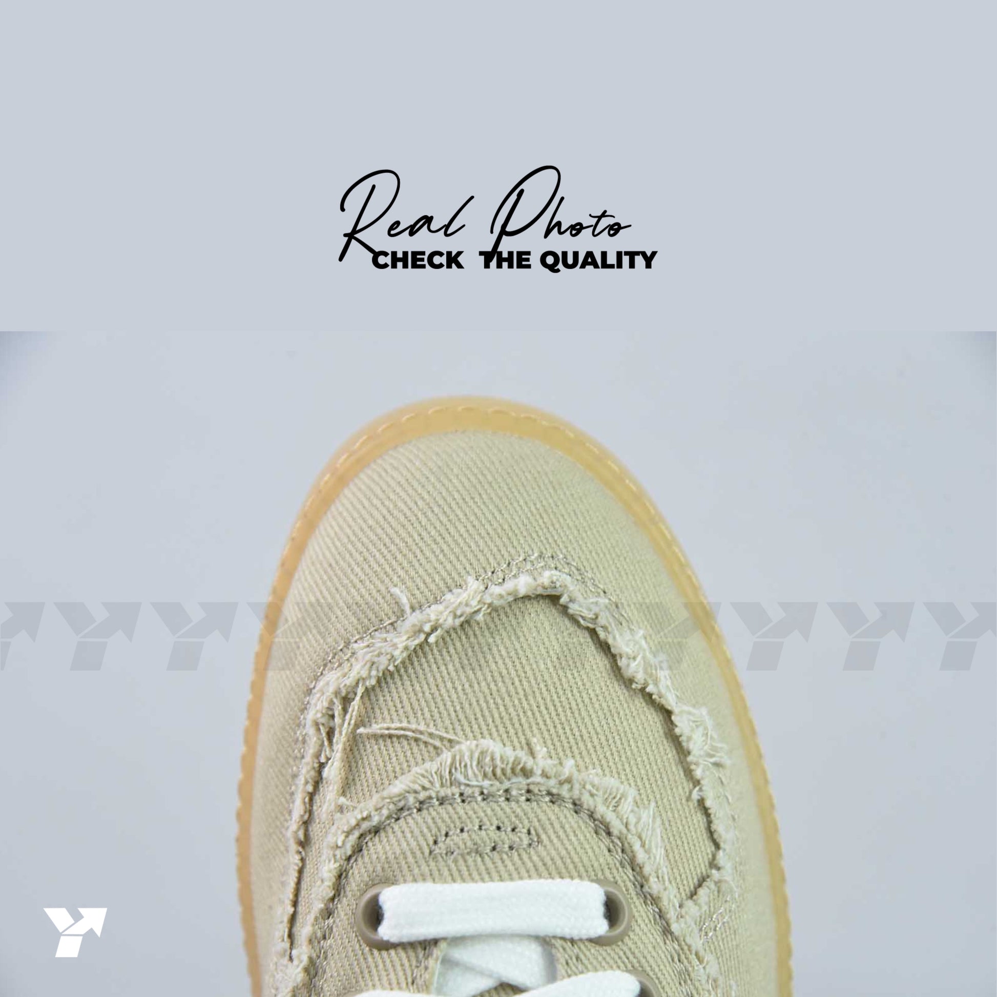 Miu Miu denim sneakers-Colonial Beige