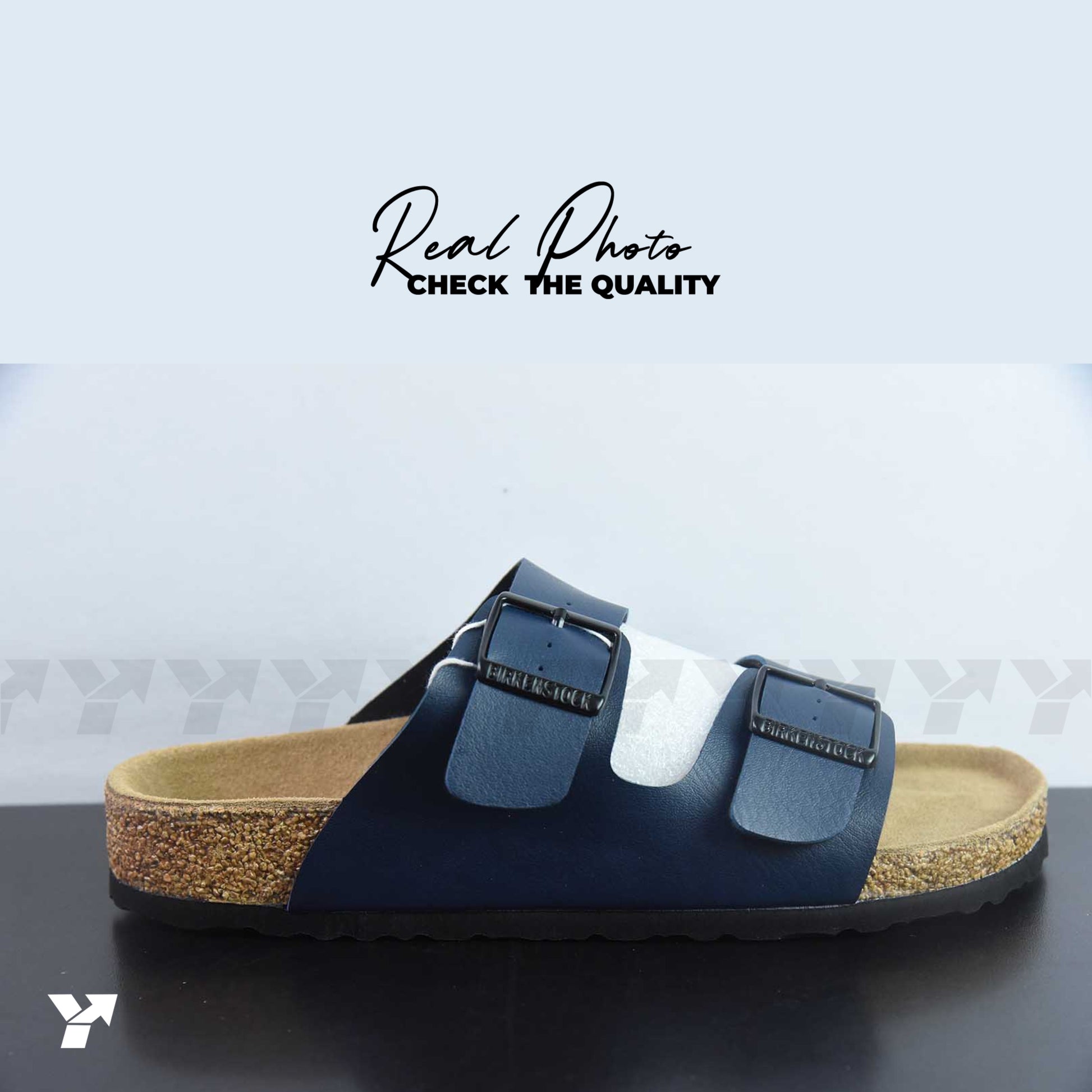 Birkenstock Arizona Birko-Flor 'Navy Blue'