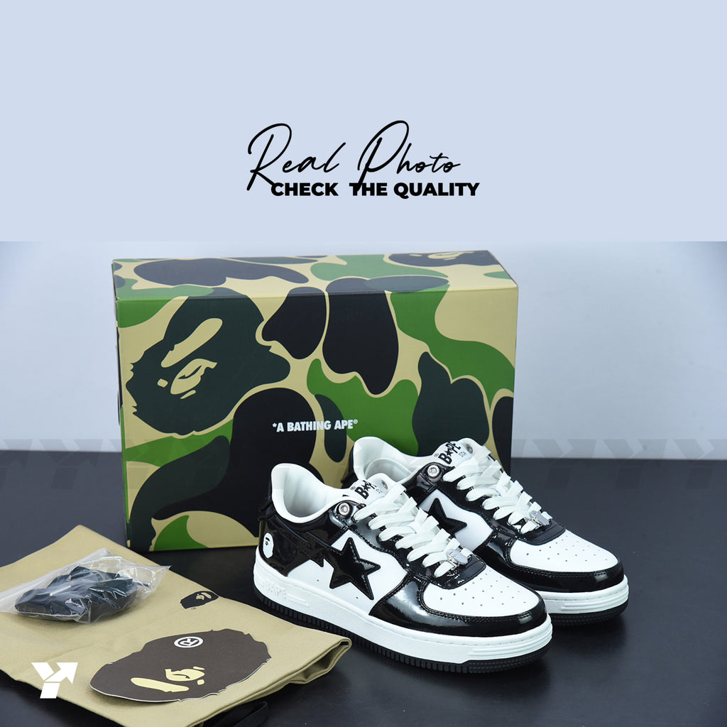 A Bathing Ape Bape Sta Low-Black