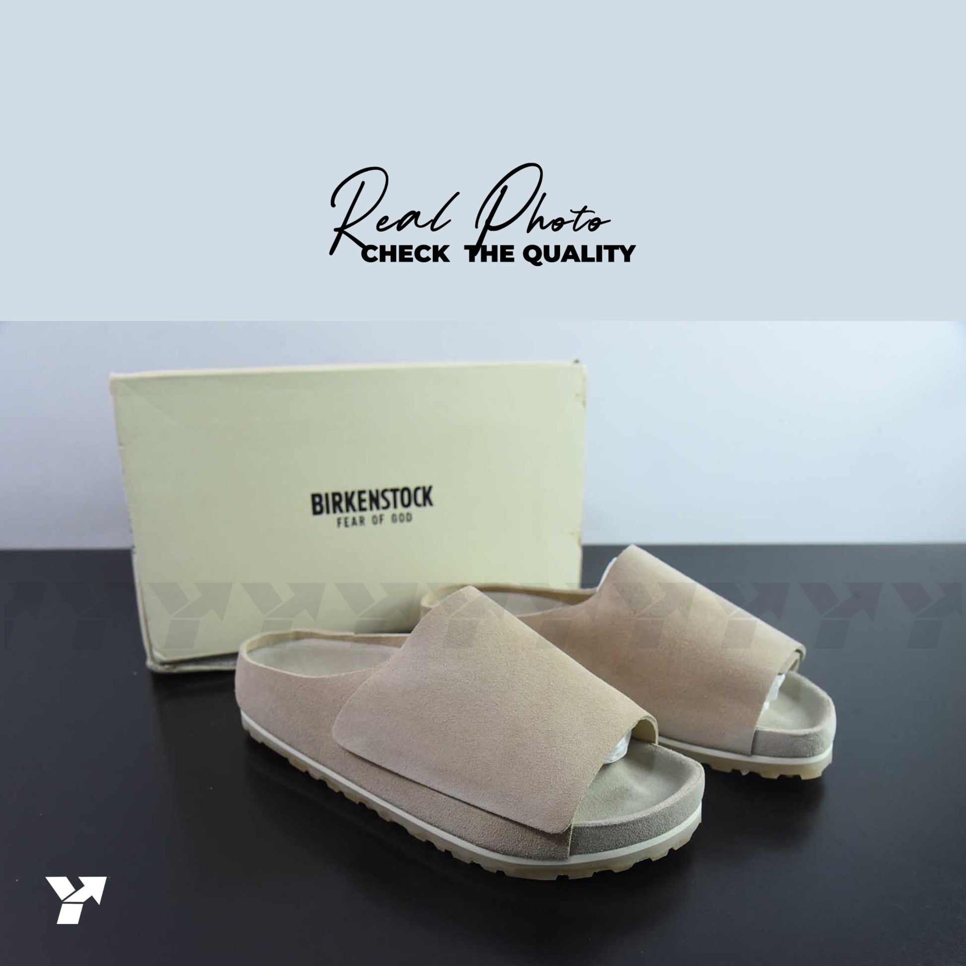 Birkenstock Los Feliz Suede-Fear Of God beige