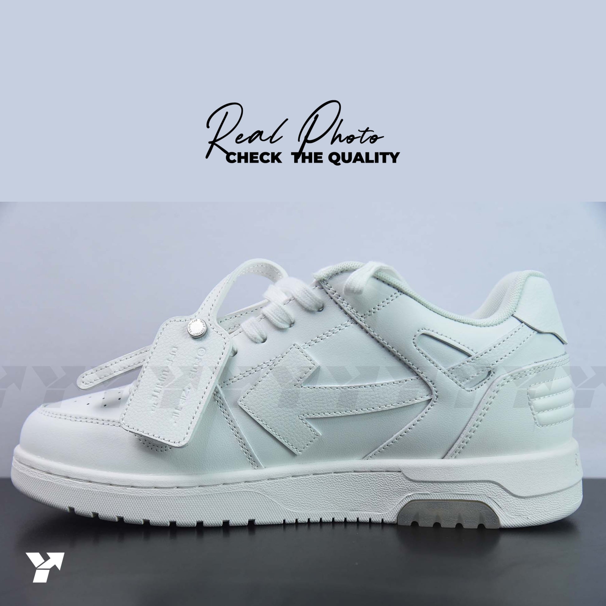 Off-White Out Of Office Calf Leather-Triple White