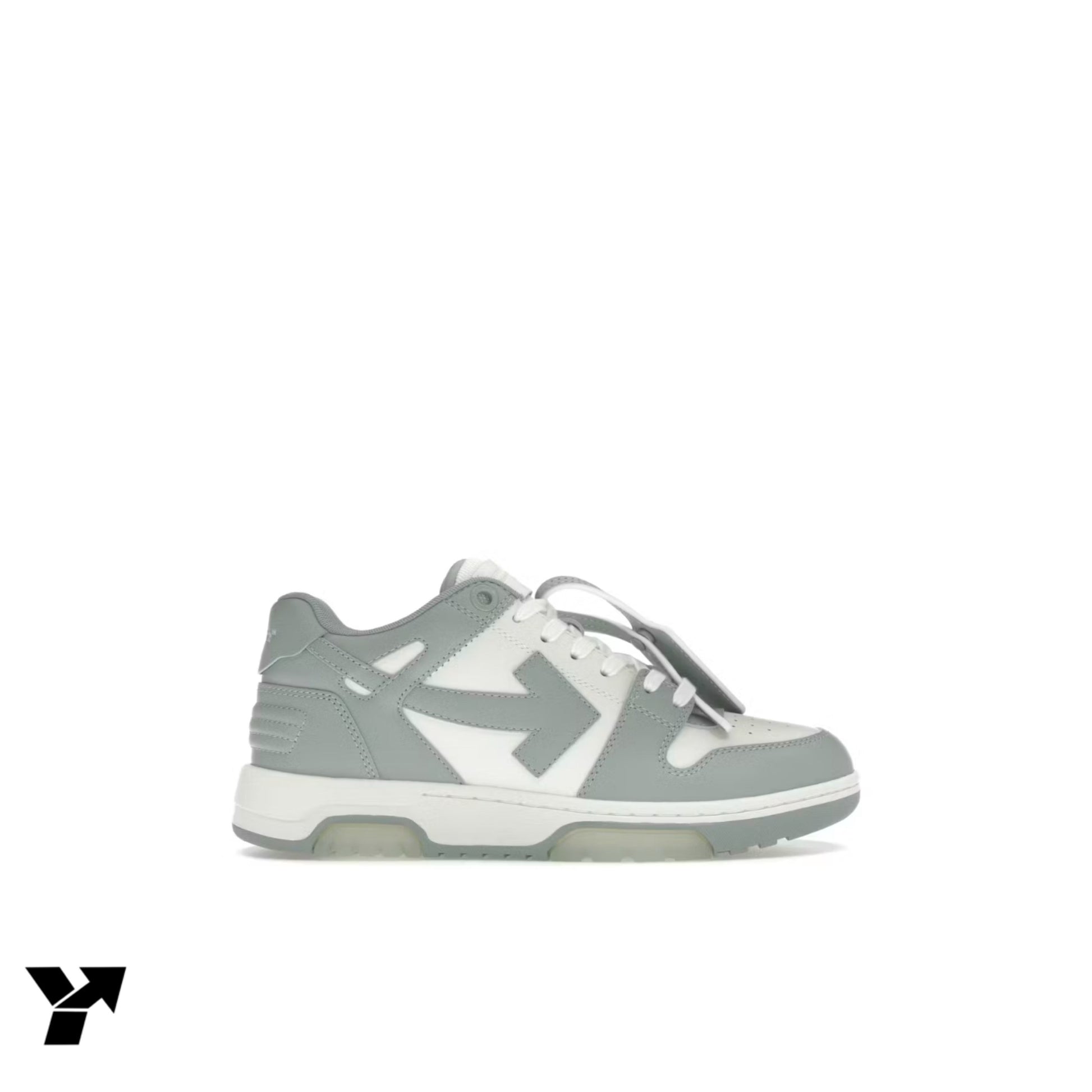 OFF-WHITE Out Of Office 00O Low Tops-White Grey