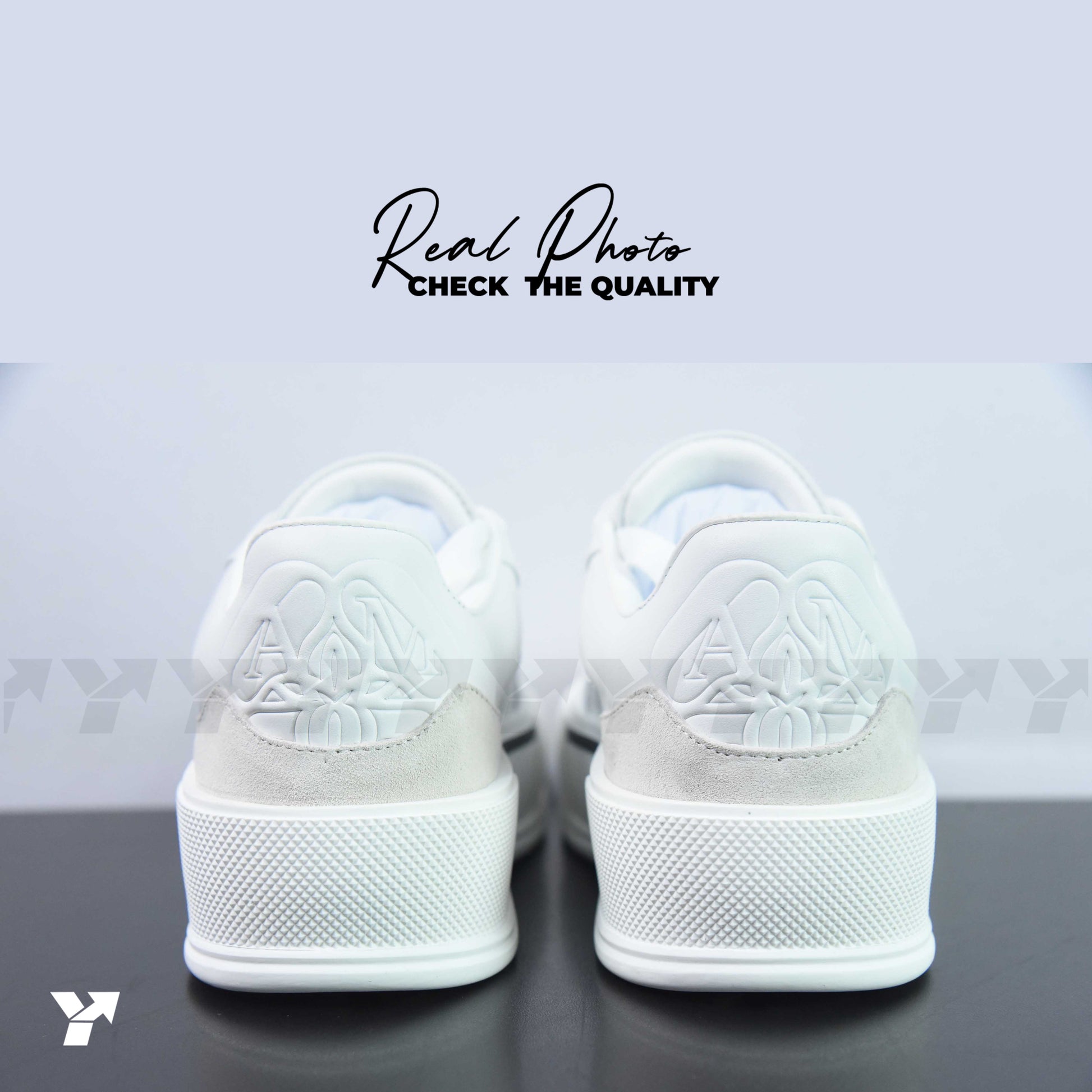 Alexander McQueen Skate Deck Plimsoll-white