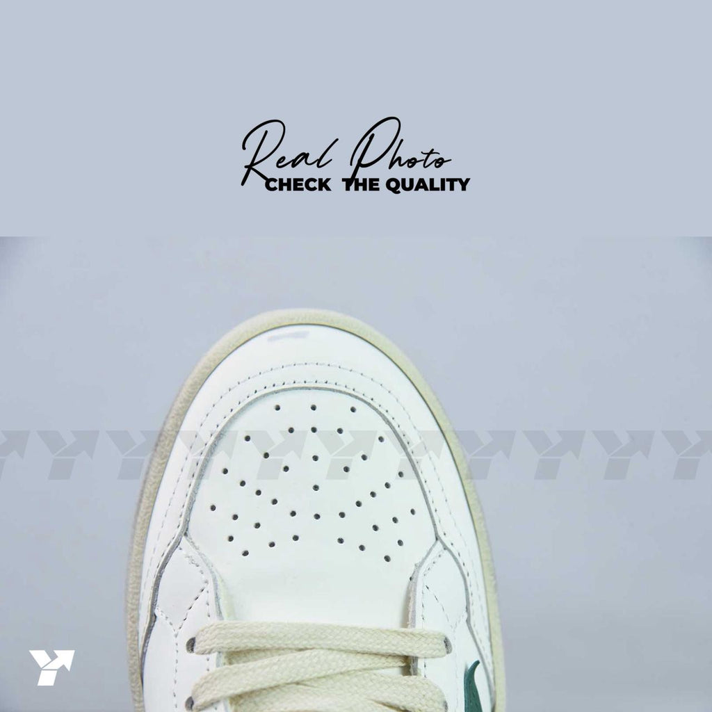 Golden Goose Ball Star 2-White Silver green gum