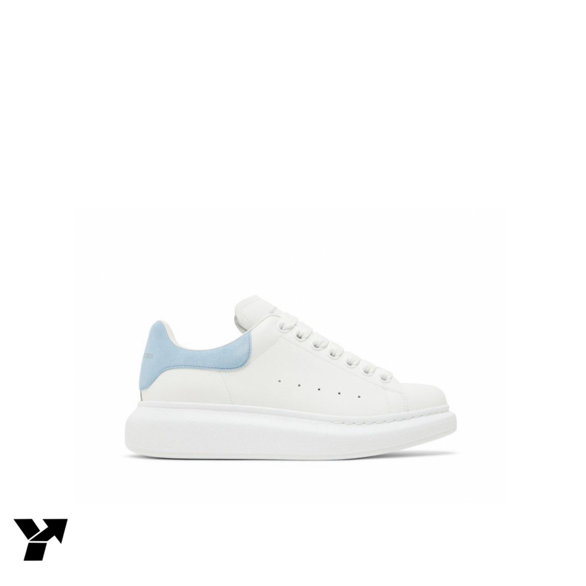 Alexander McQueen Wmns Oversized Sneaker 'White Powder Blue’