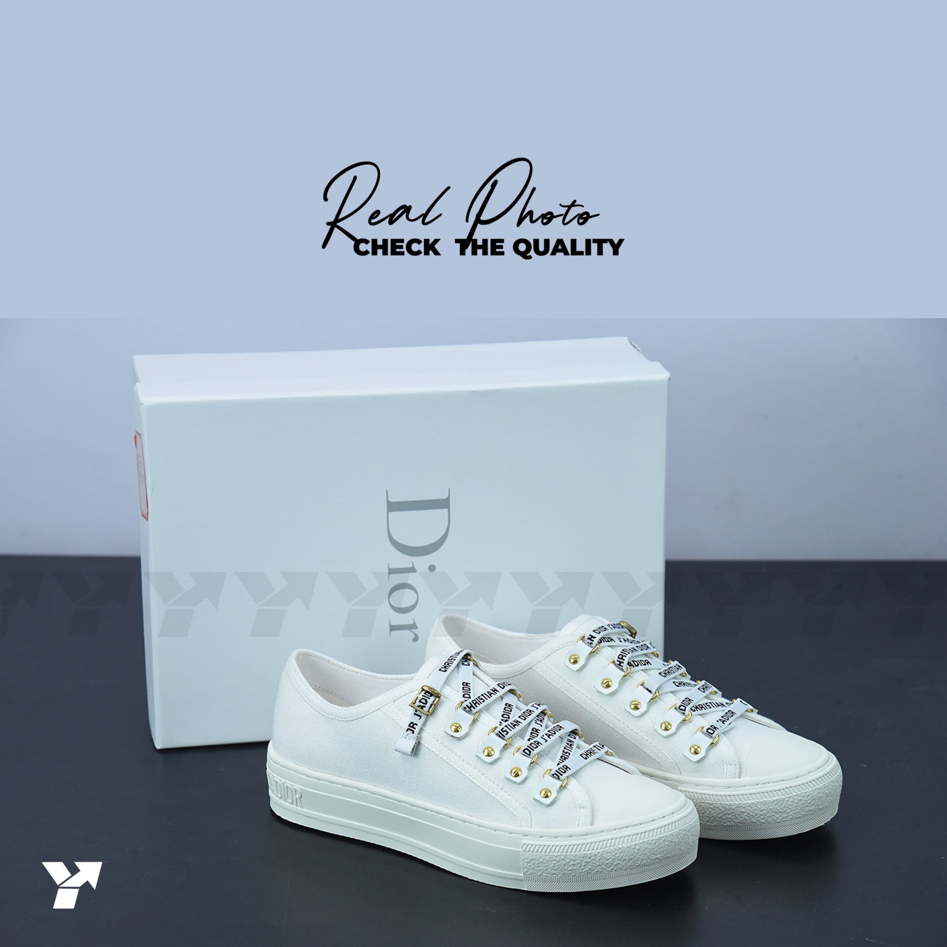 Dior Walk'N'Dior Low Top-White Canvas (Women's)