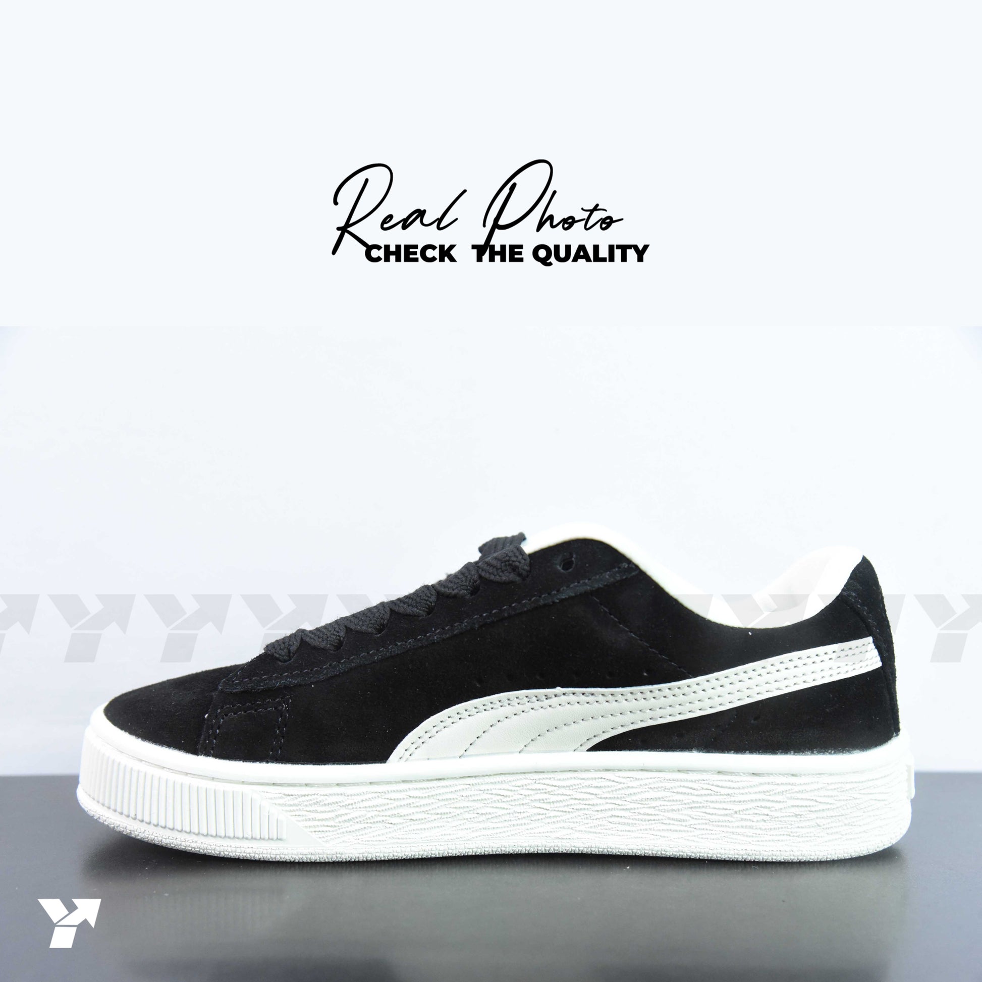 Puma Suede XL-Pleasures Black Frosted Ivory
