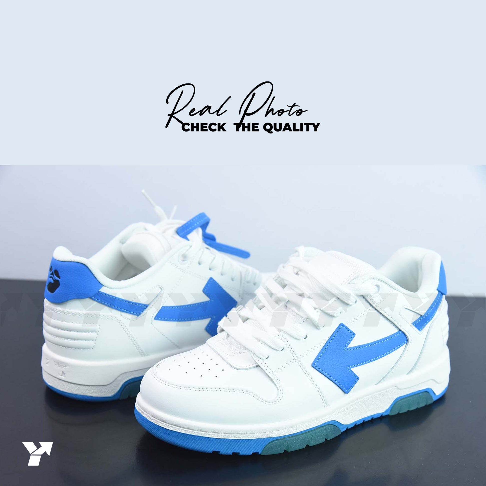 OFF-WHITE Out Of Office "000" Low-White Blue (FW21)