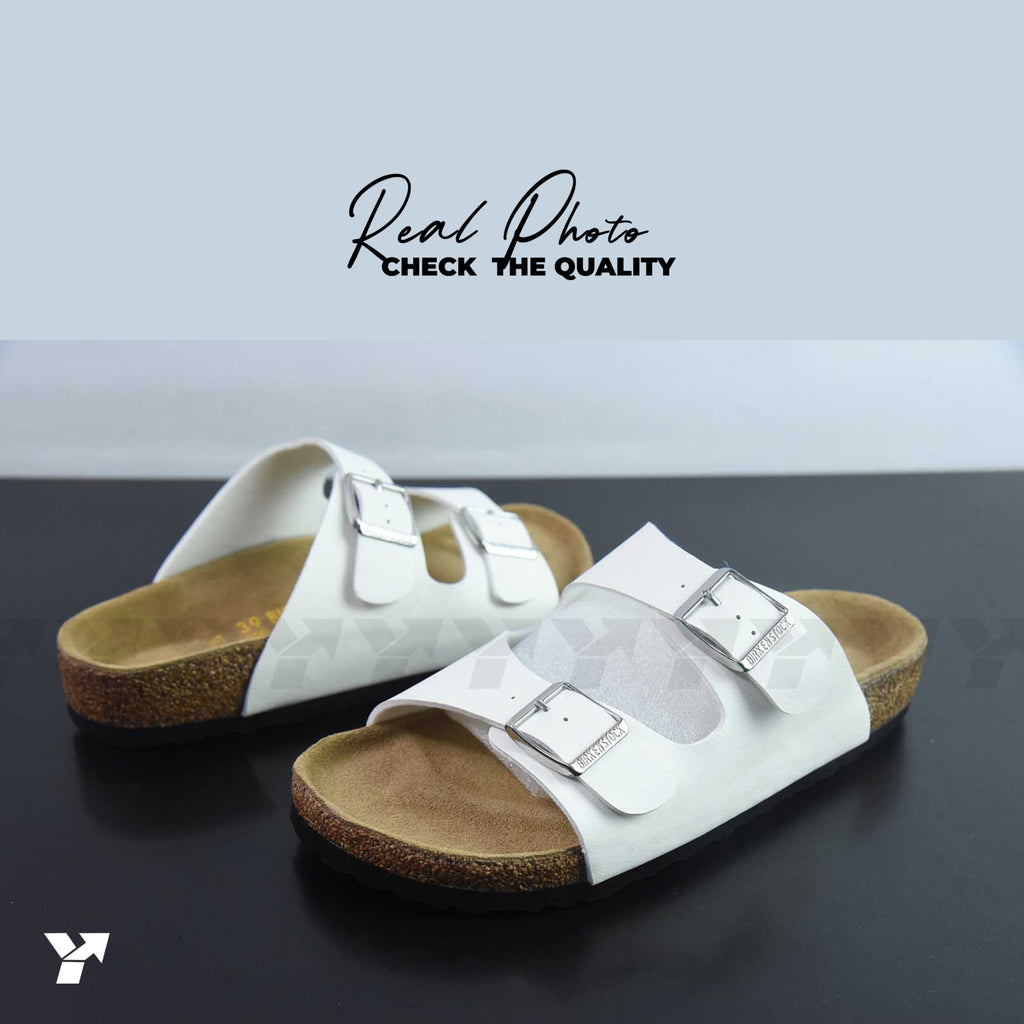 Birkenstock Arizona Birko-Flor 'White'