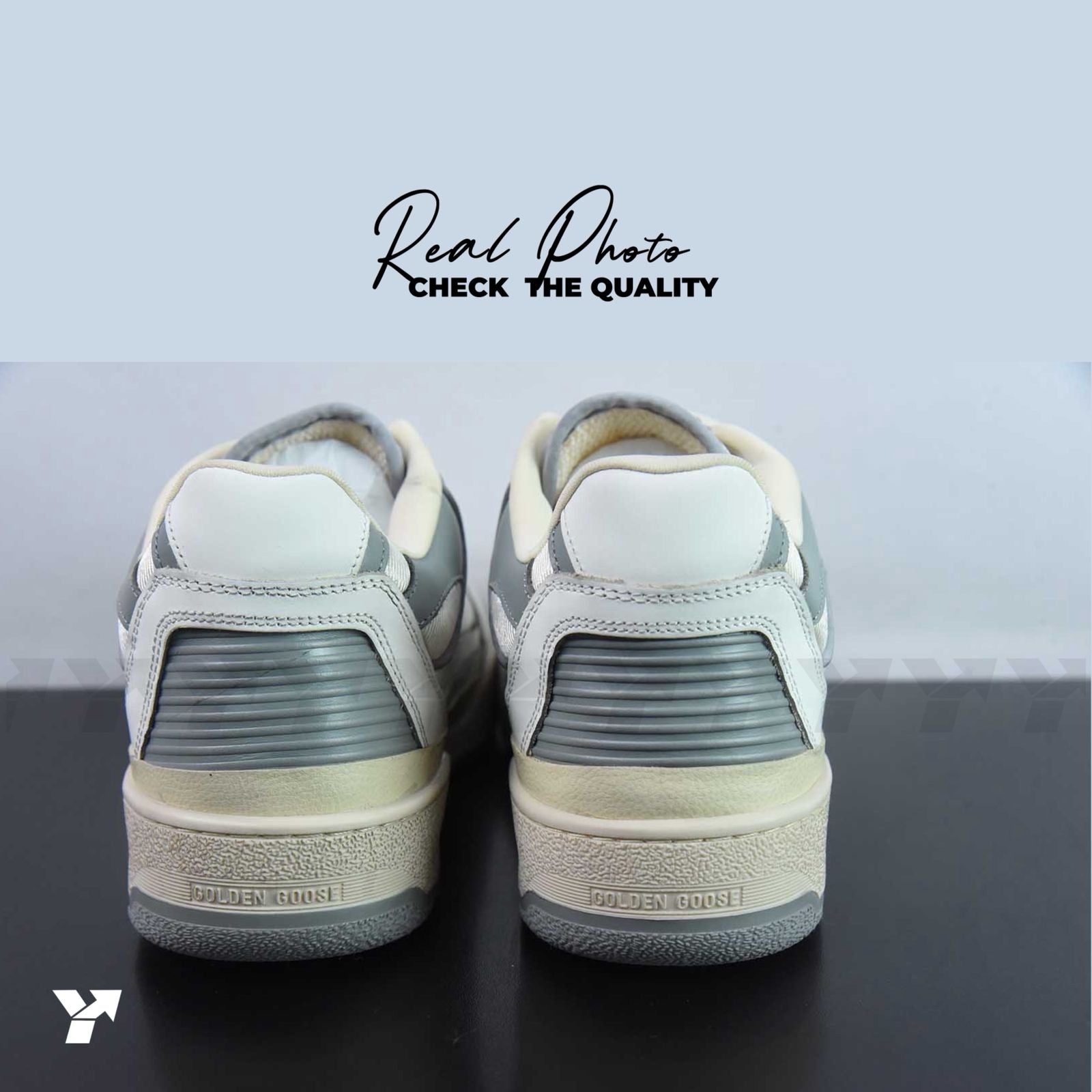 Golden goose forty 2-White grey